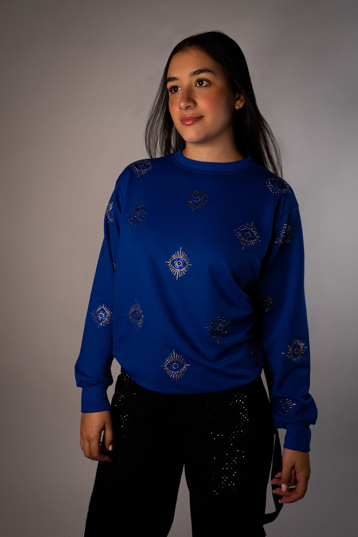 Sweater Oversized Ojos Destellos