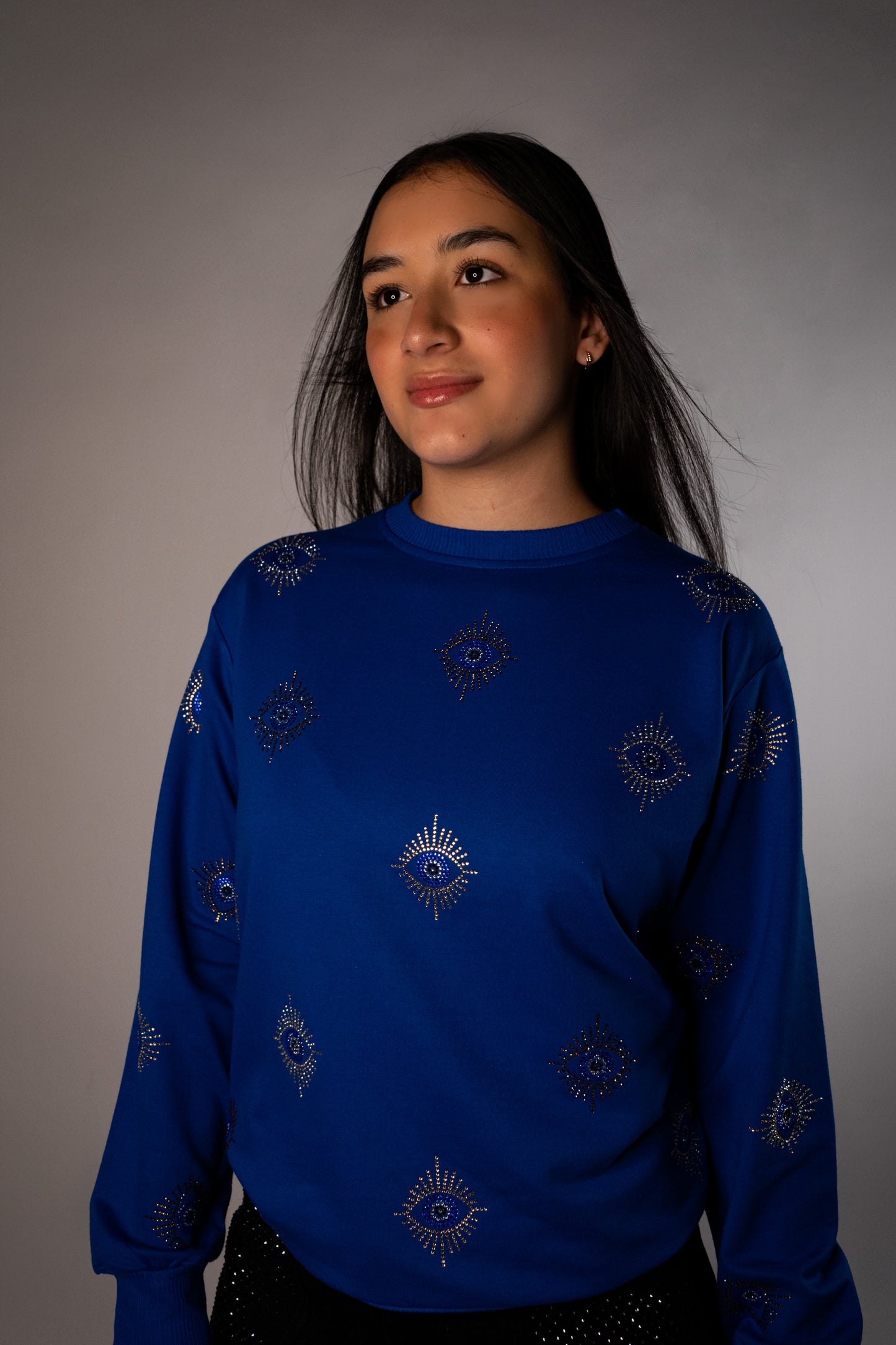 Sweater Oversized Ojos Destellos