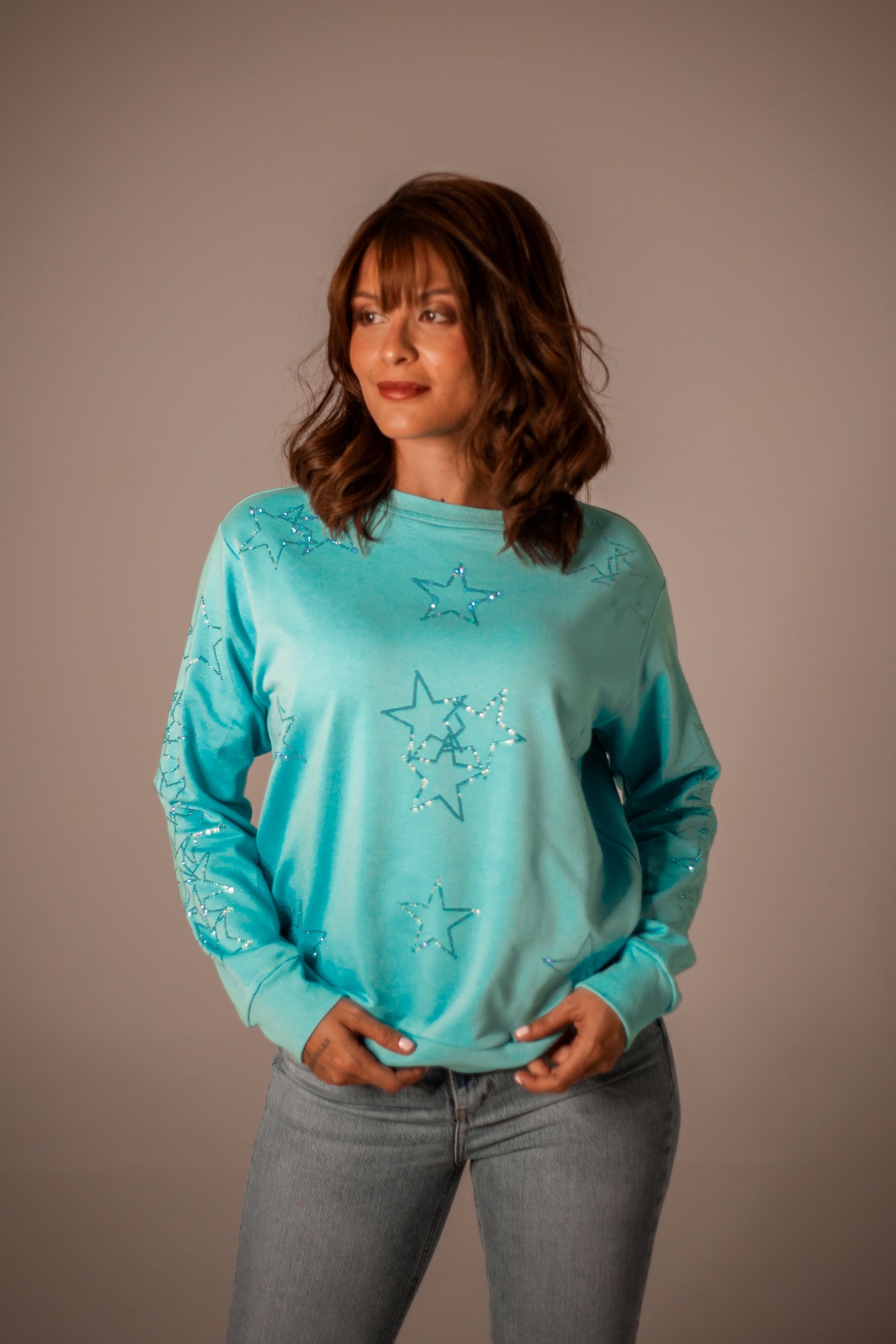 Sweater Star Entrelazados Oversize