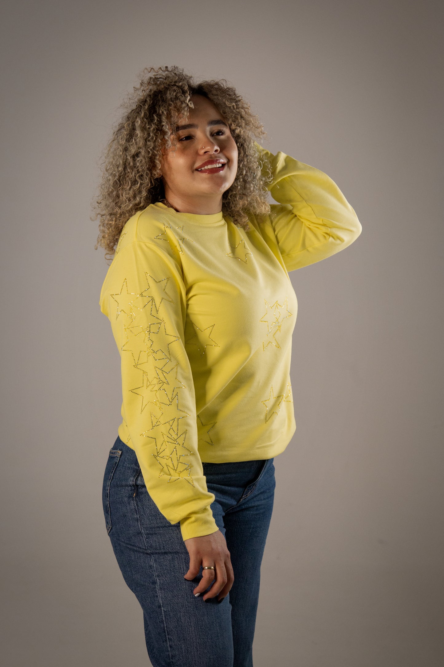 Sweater Star Entrelazados Oversize