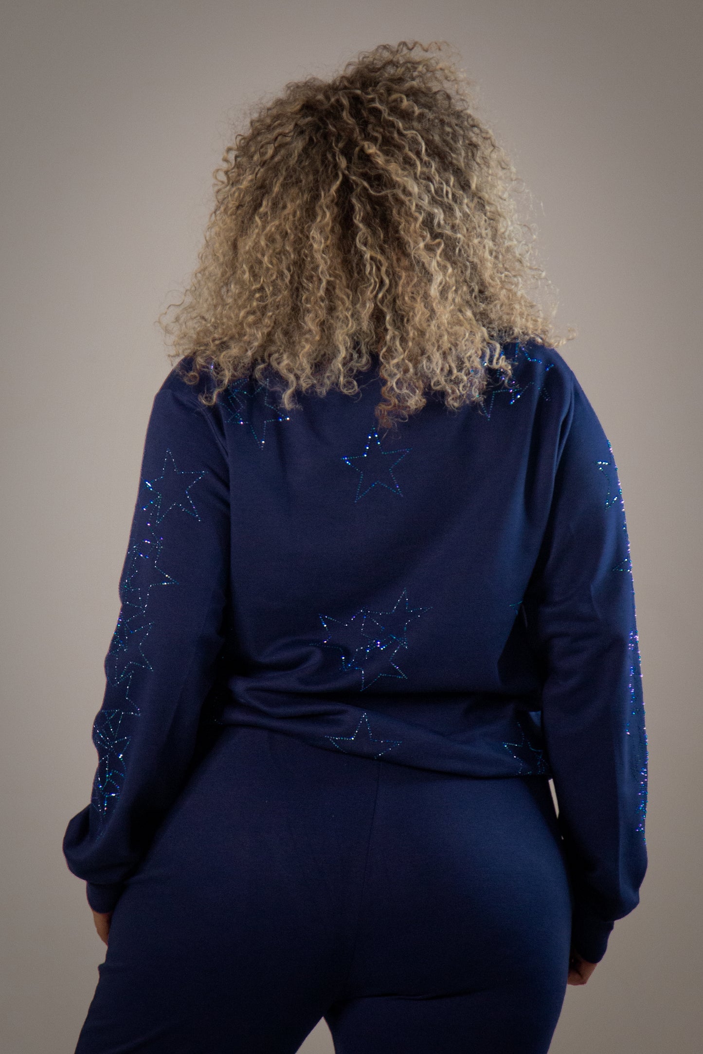 Comfy Set Estrellas Entrelazadas Azul Oscuro