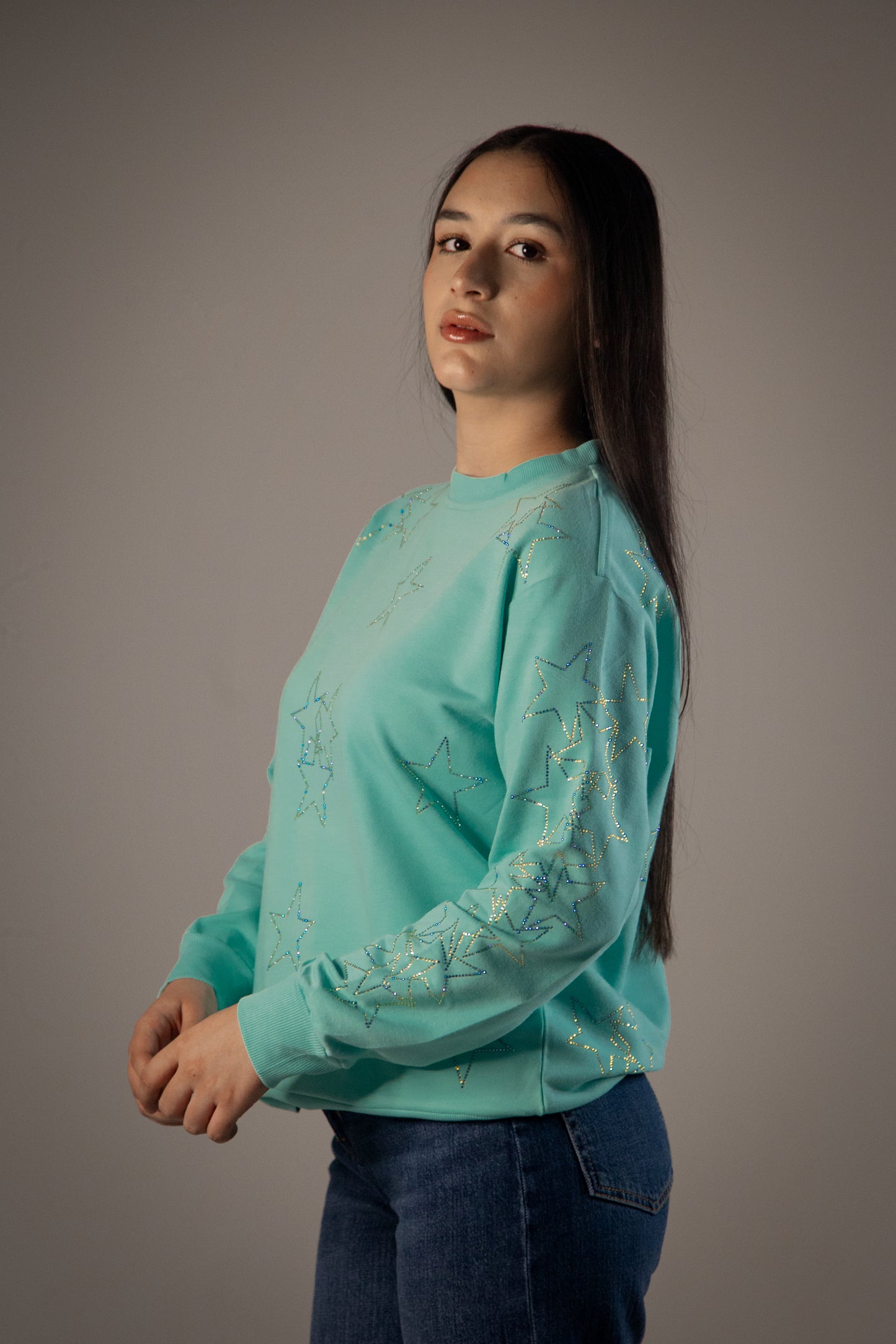 Sweater Star Entrelazados Oversize