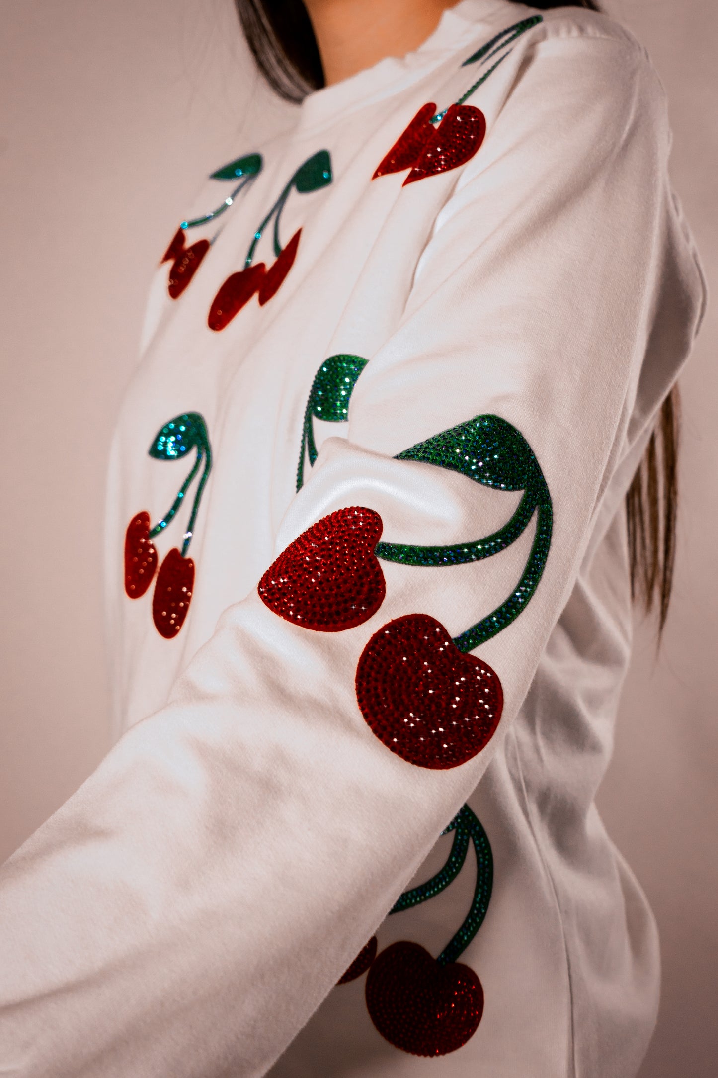 Sweater Cerezas Oversize Color Off White