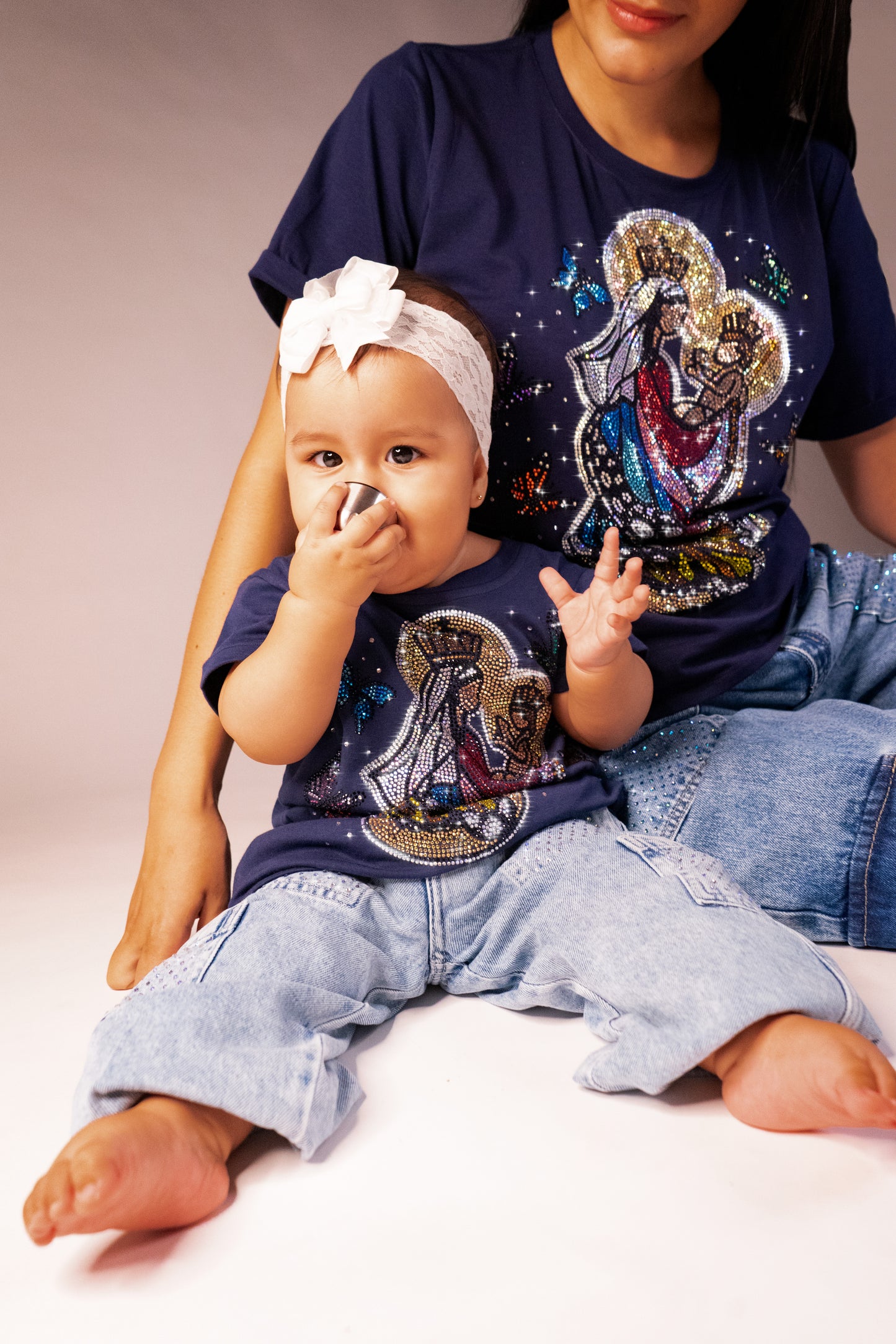 Chinita Mariposa Color Azul Oscuro Kids