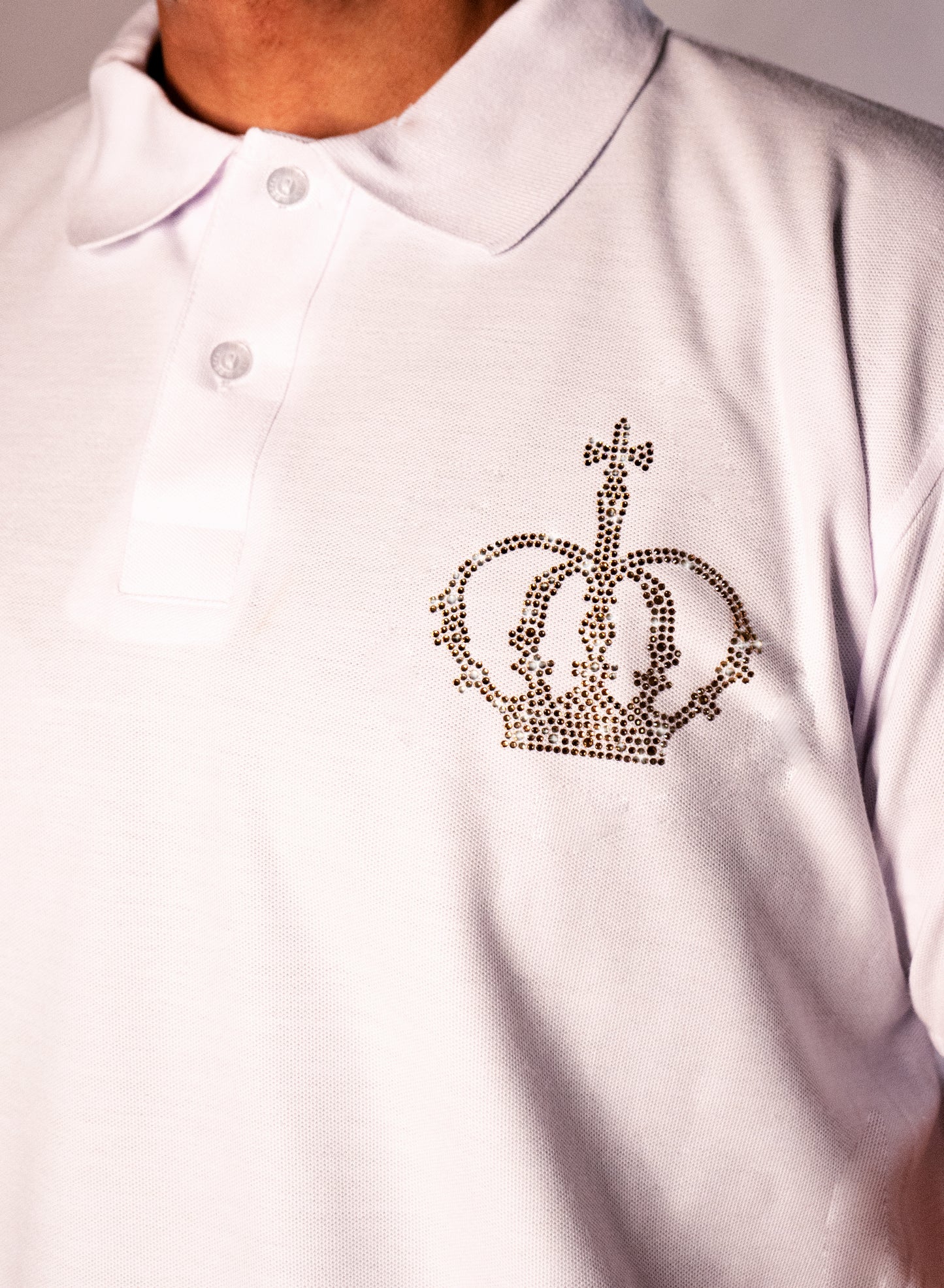 Polo Virgen del Valle Hombre Color Blanco