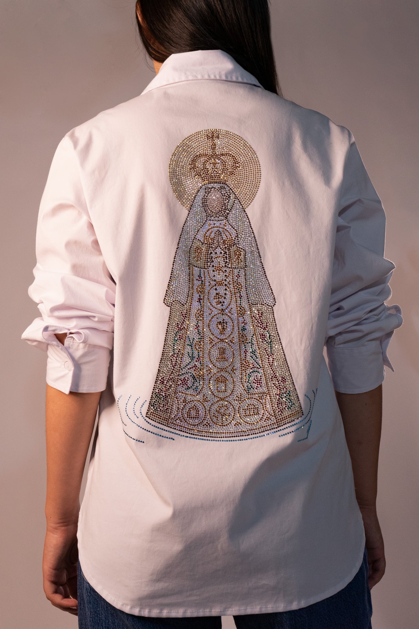 Camisa Virgen del Valle Color Blanca