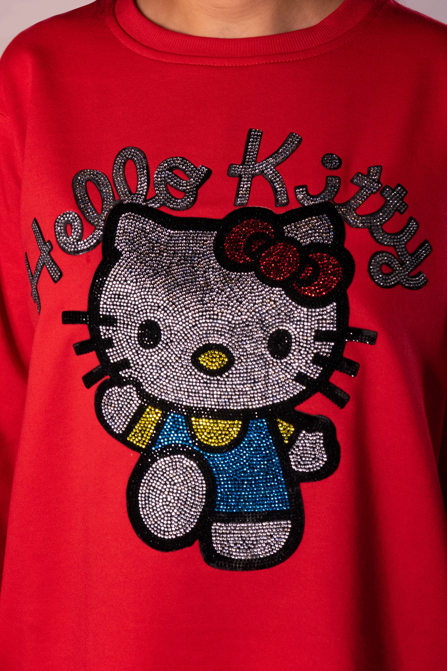 Sweater Hello Kitty Color Rojo Oversize
