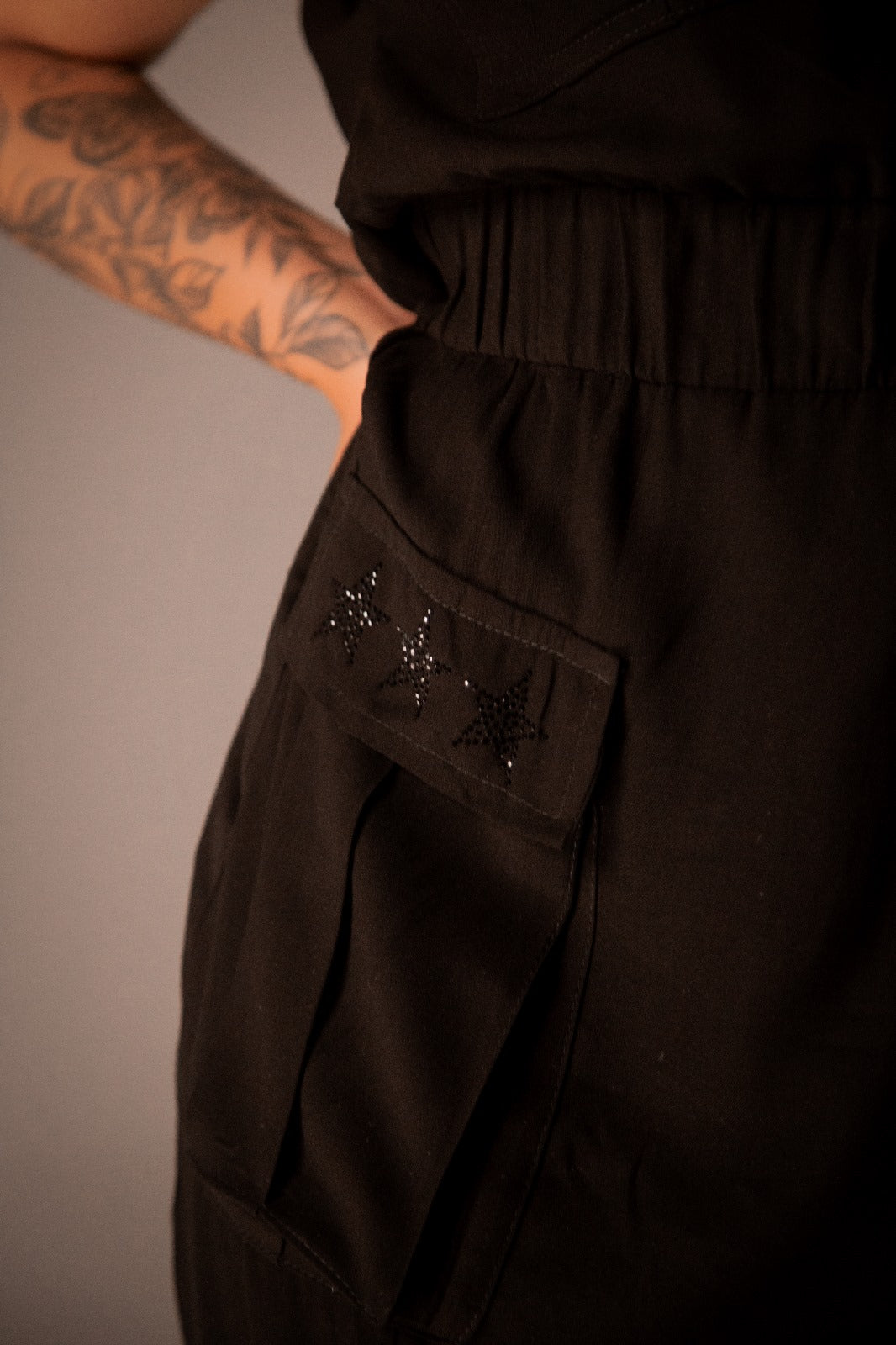 Cargo Dress Liviano Black