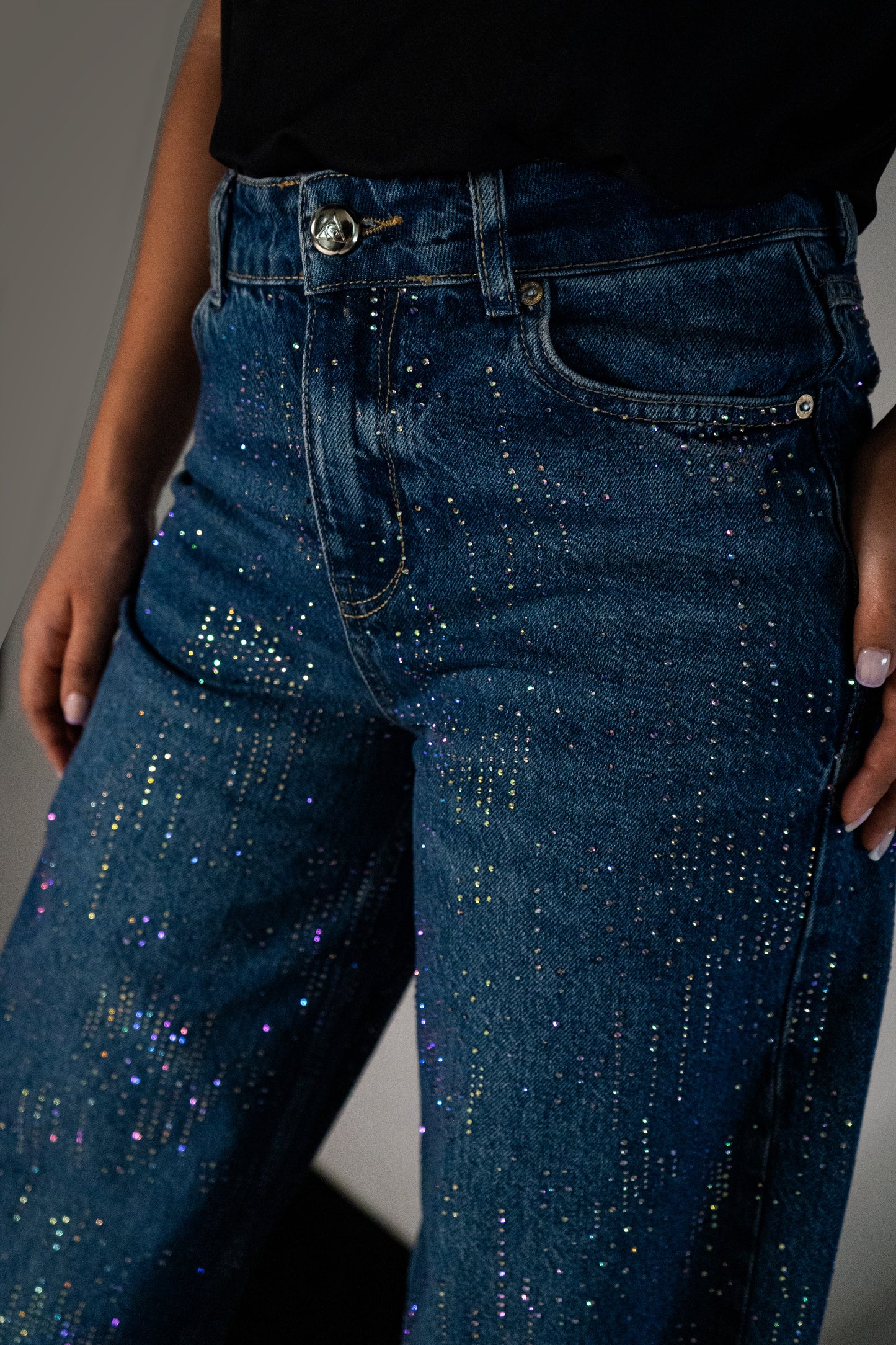 Jean Frecuencia Wide Leg High Rise