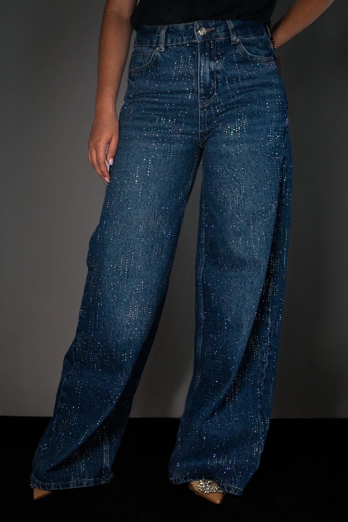 Jean Frecuencia Wide Leg High Rise