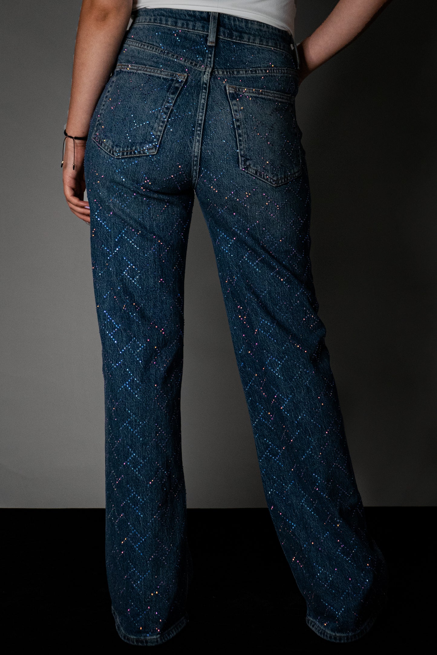 Jean Spiner Wide Leg High Rise