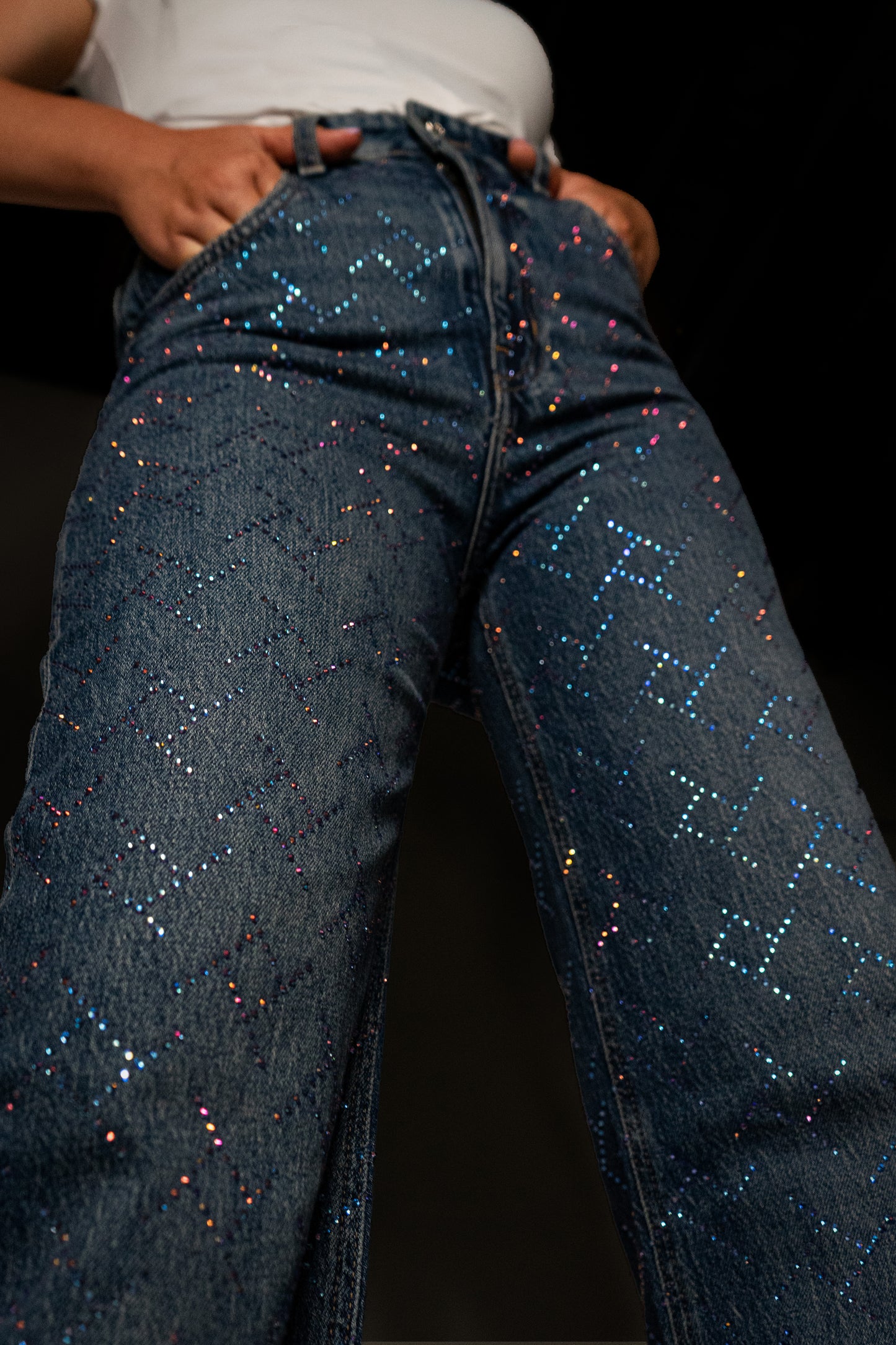 Jean Spiner Wide Leg High Rise