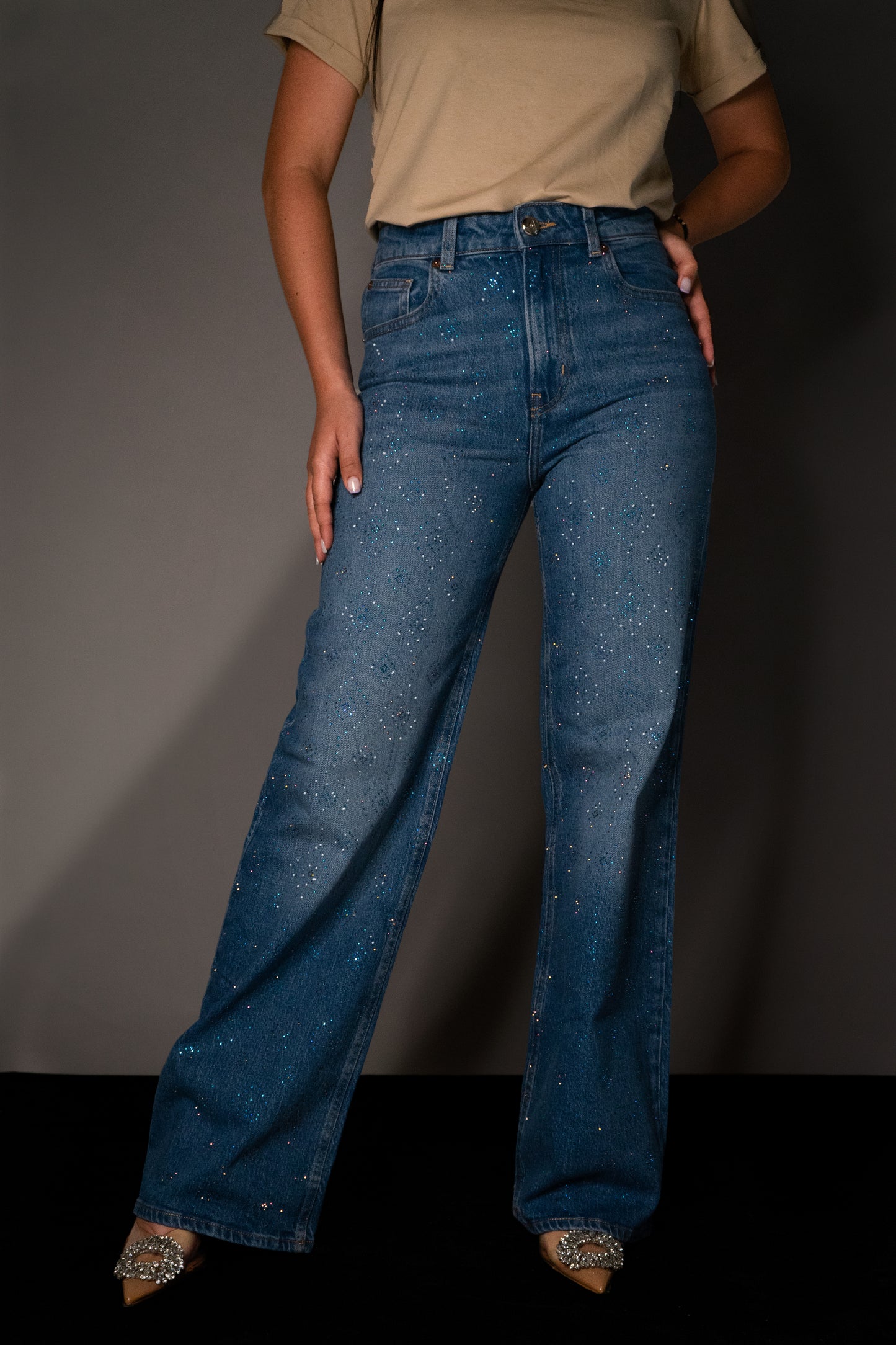 Jean Rombo 1, 2, 3 Wide Leg High Rise