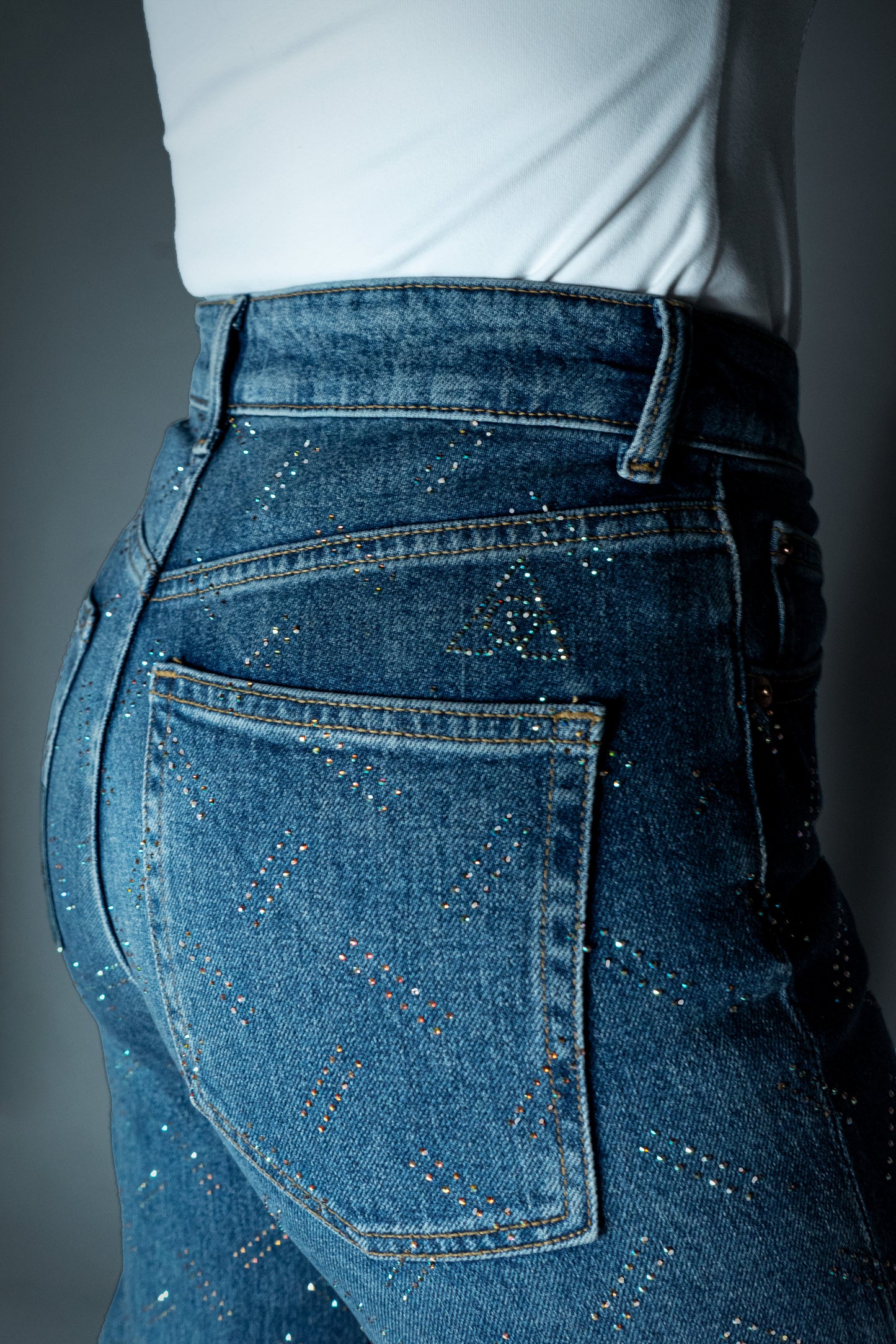 Jean Líneas Etéreas Wide Leg High Rise