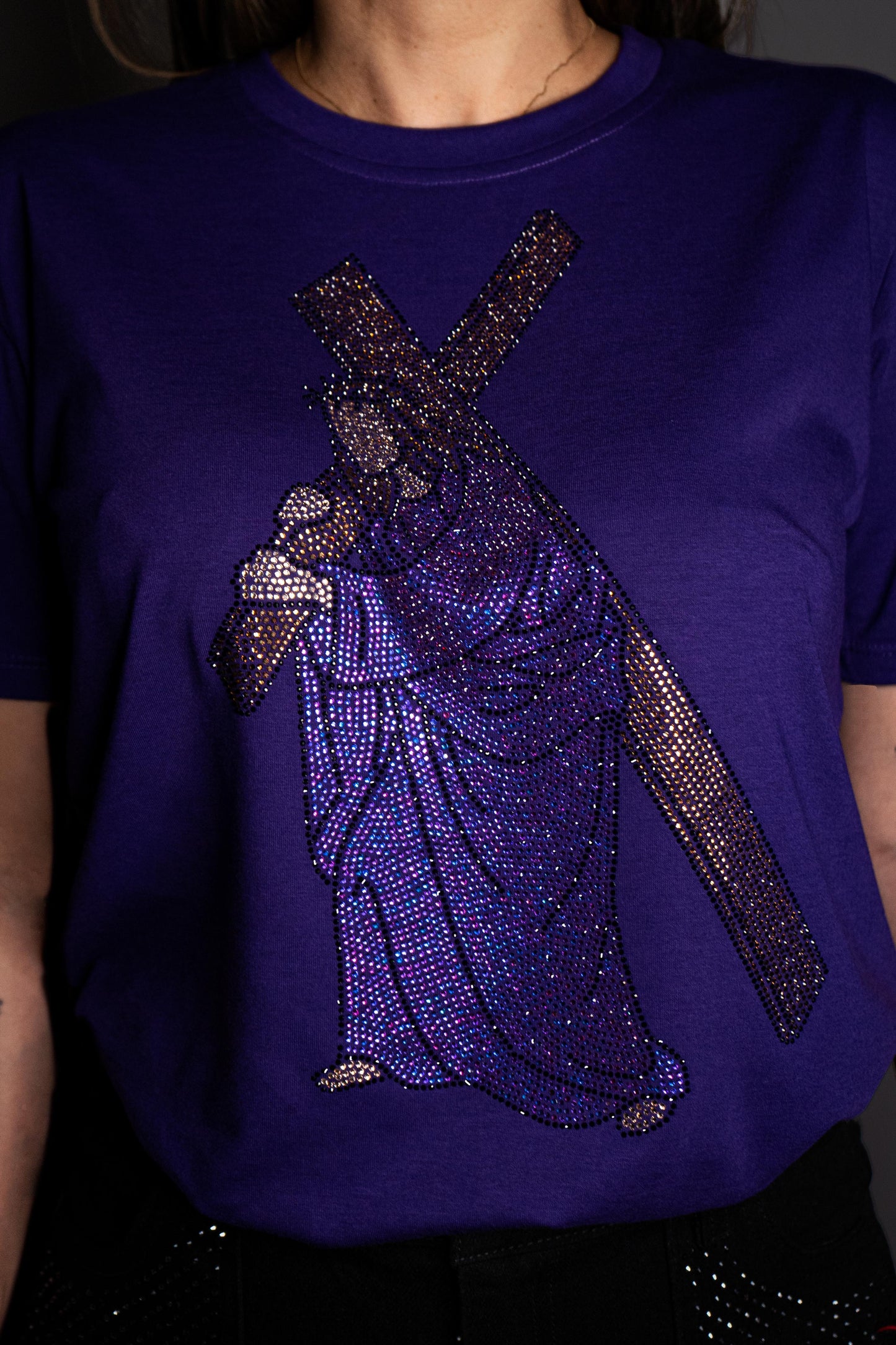 Jesús de Nazareno Corte Recto Manga Corta Oversized