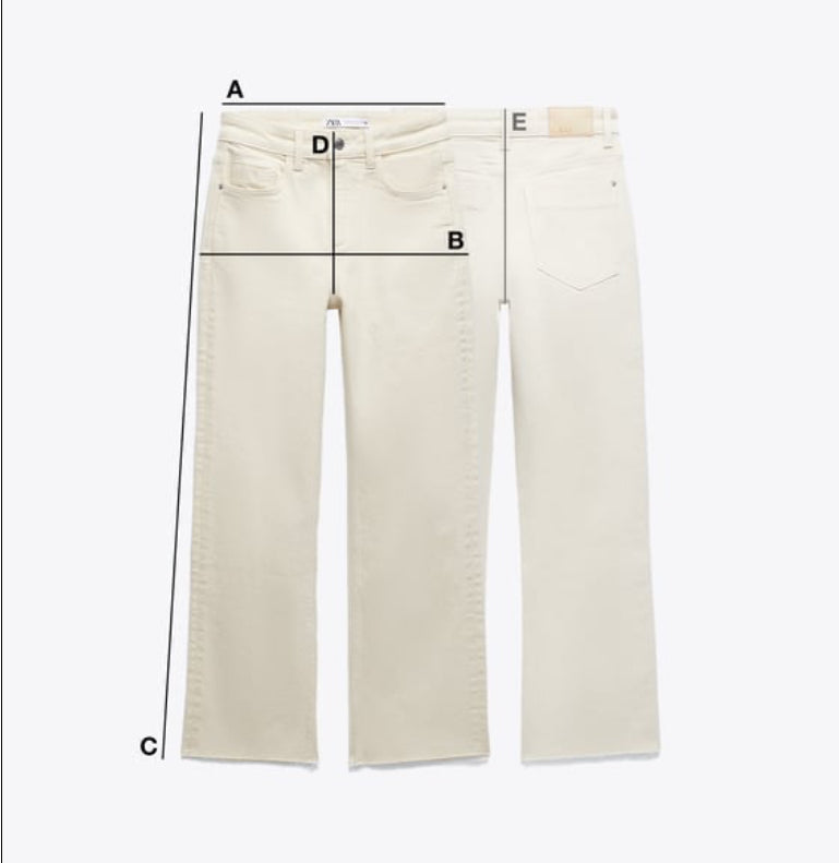 Jean Constelación Star Color Azul Claro Wide Leg High Rise