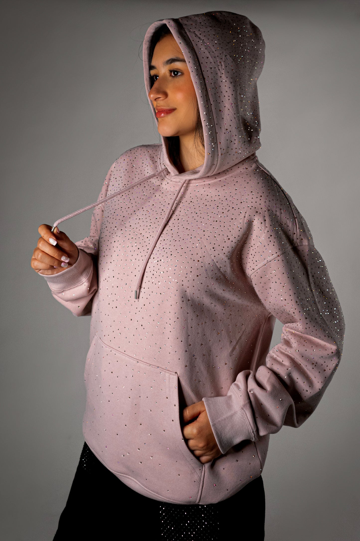 Hoodie Oversized Sparkle