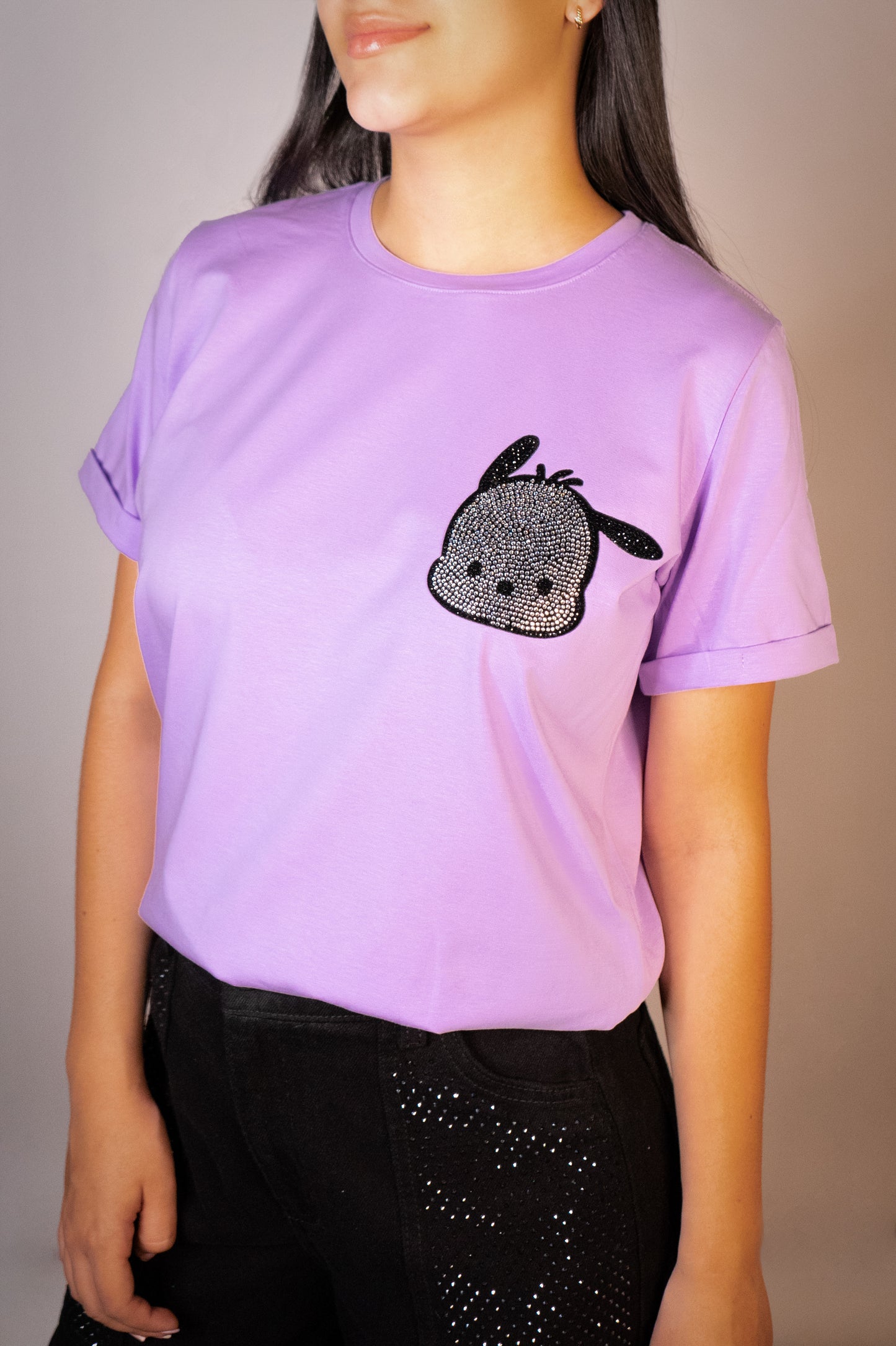 Pocha Basic Color Lila Manga Doblada