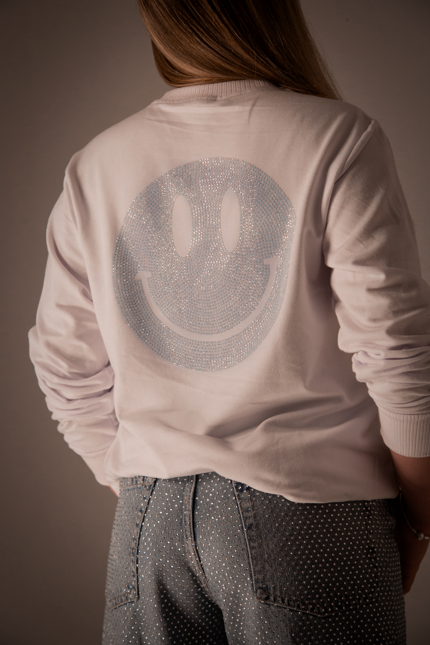 Sweater Full Caritas White Opal Corte Oversize
