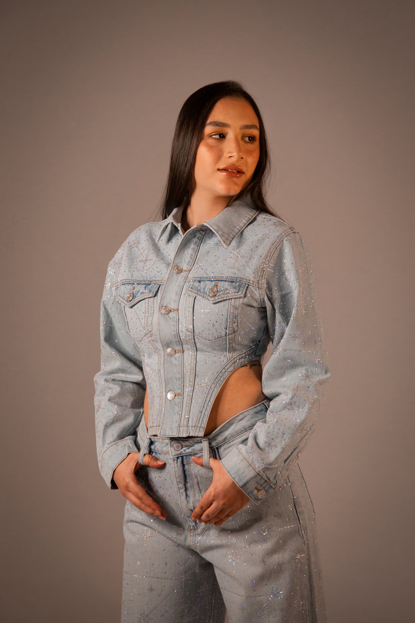 Jean Costelacion Wide Leg High Rise