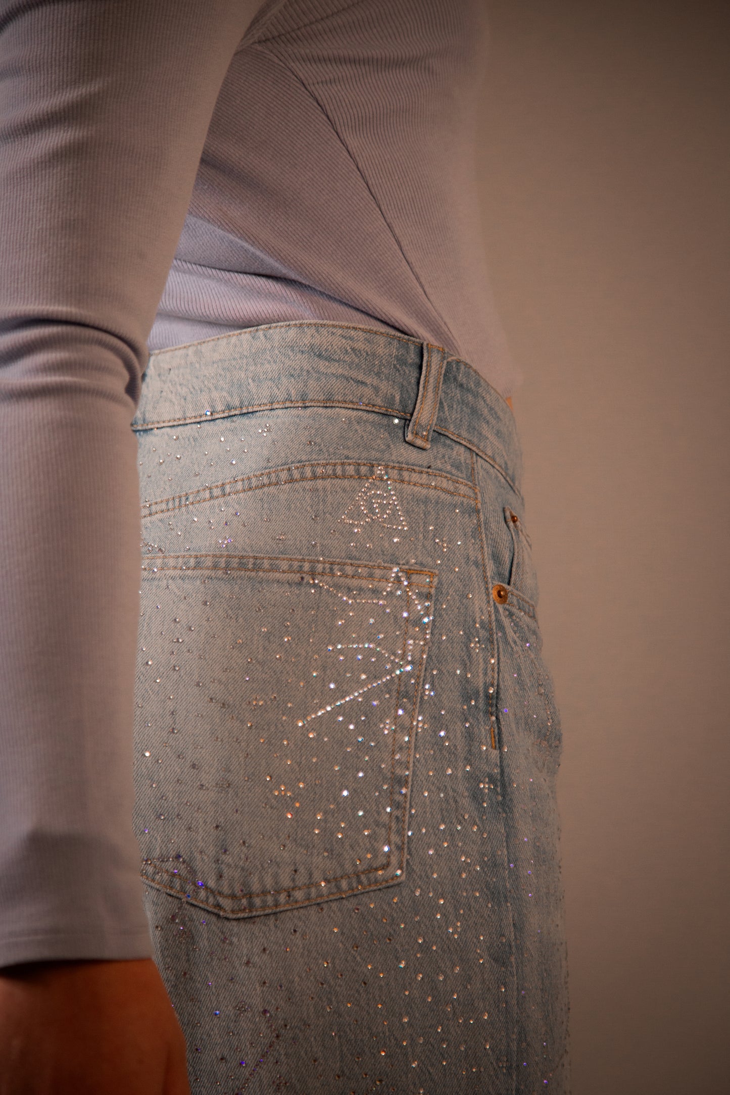 Jean Zodiaco Wide Leg High Rise