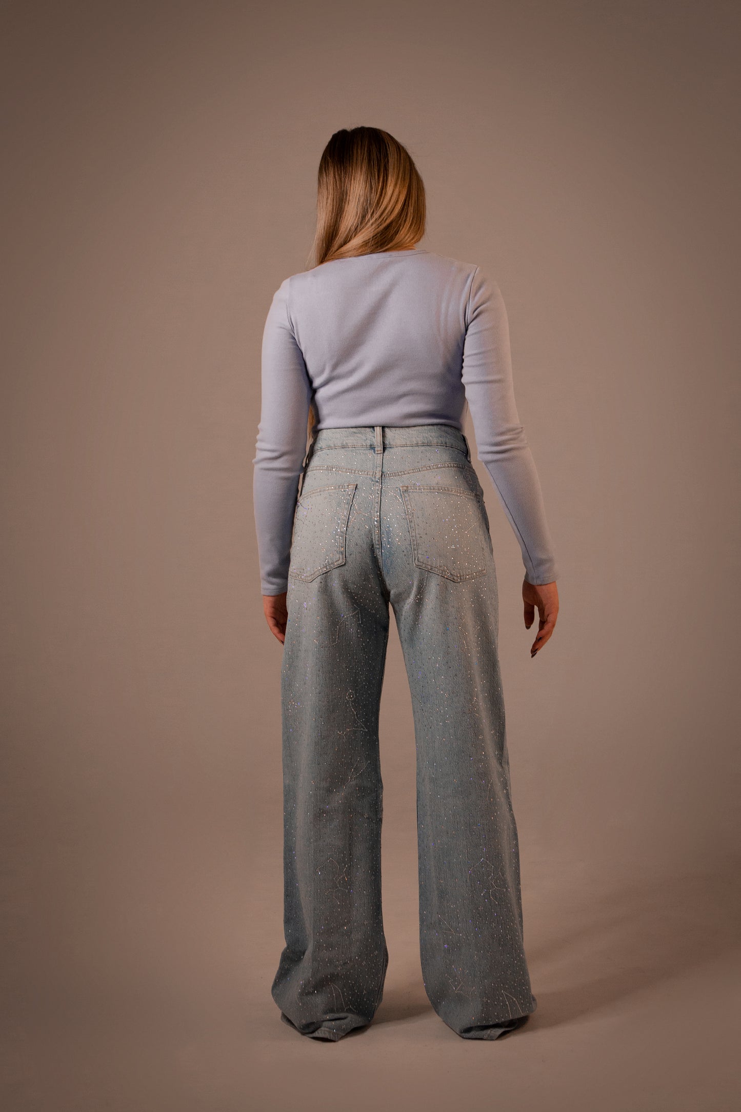 Jean Zodiaco Wide Leg High Rise