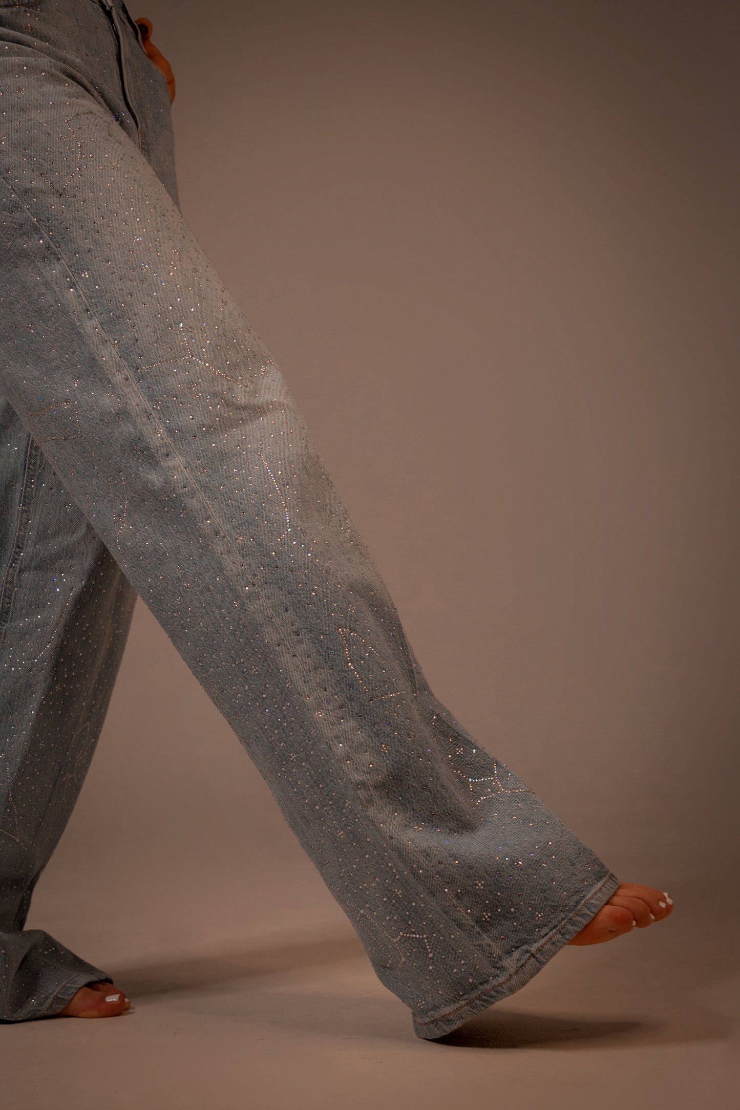 Jean Zodiaco Wide Leg High Rise