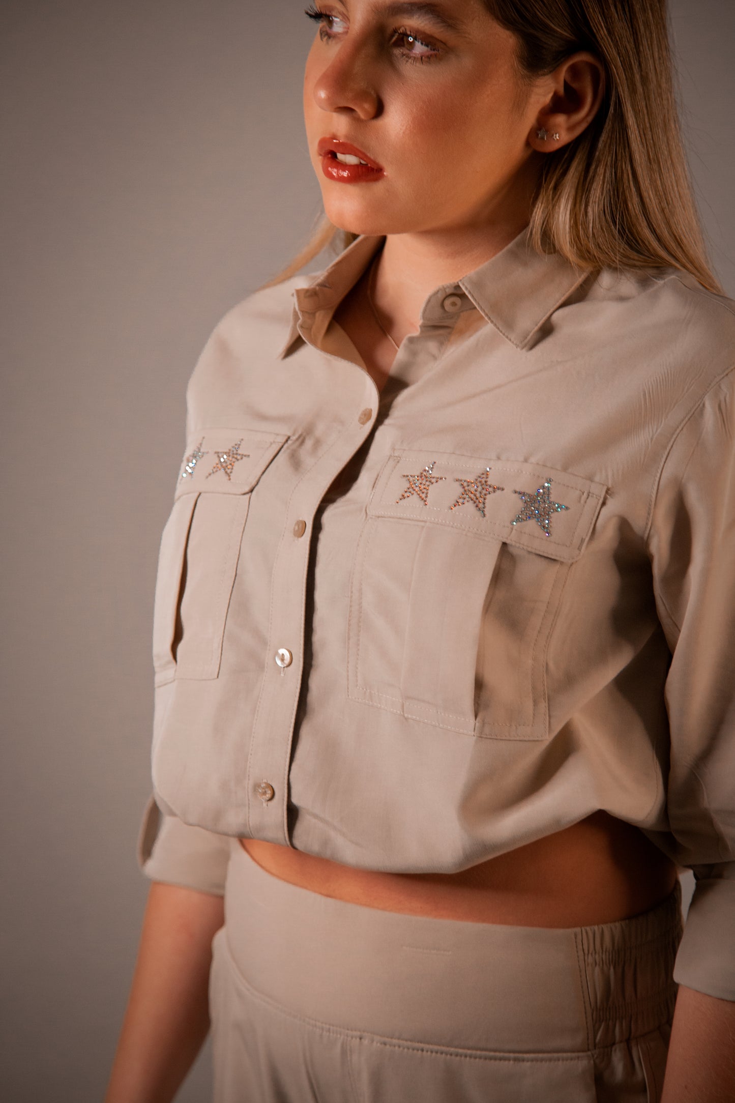Set Star Lineas Color Camel