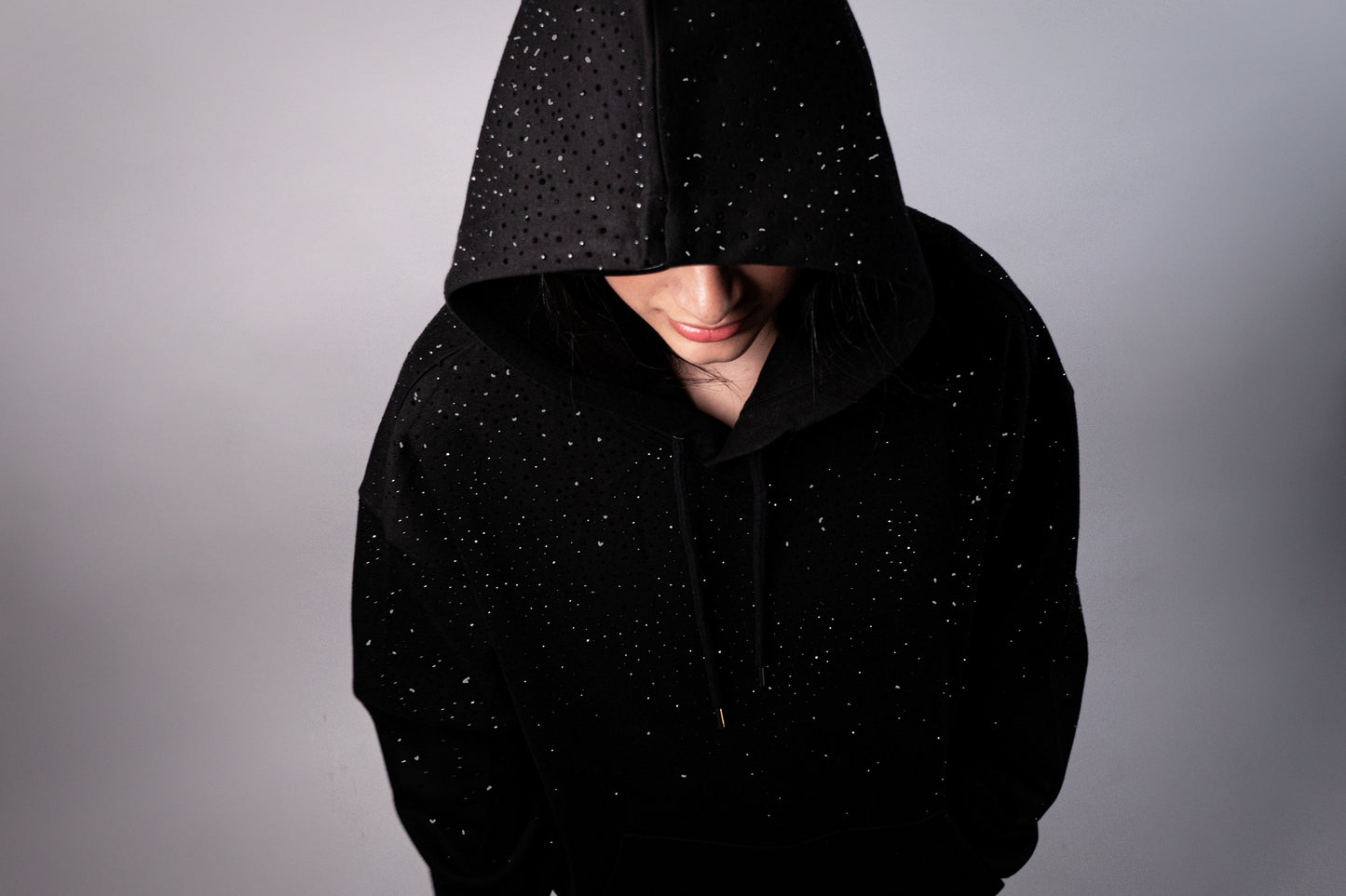 Hoodie Oversized Sparkle