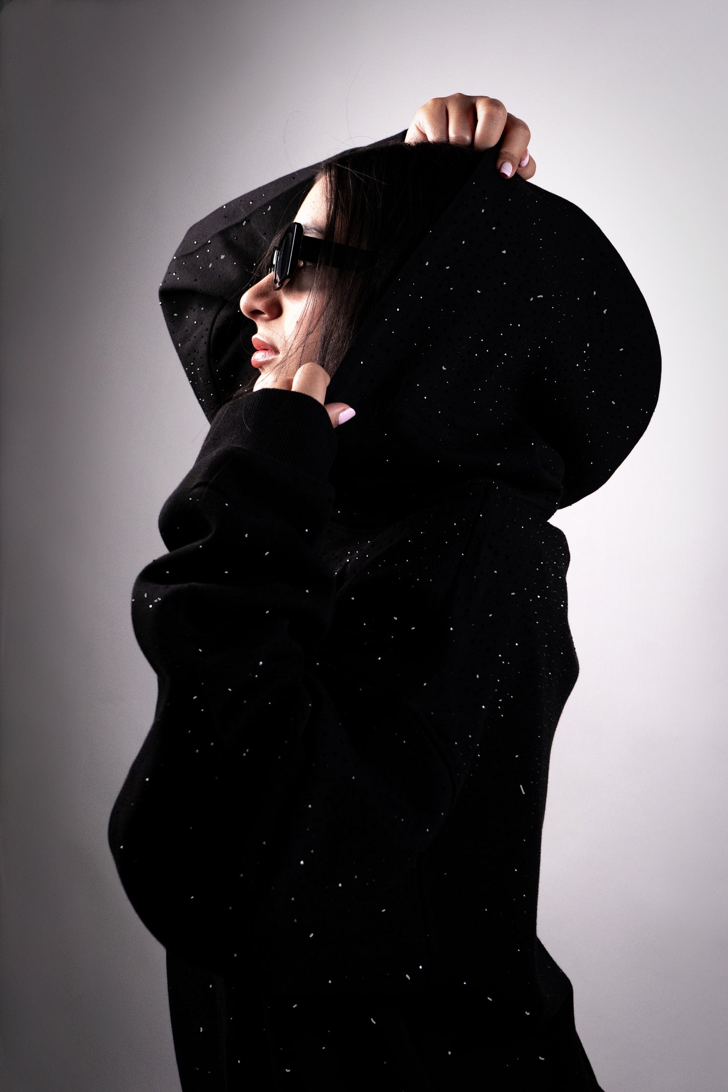 Hoodie Oversized Sparkle