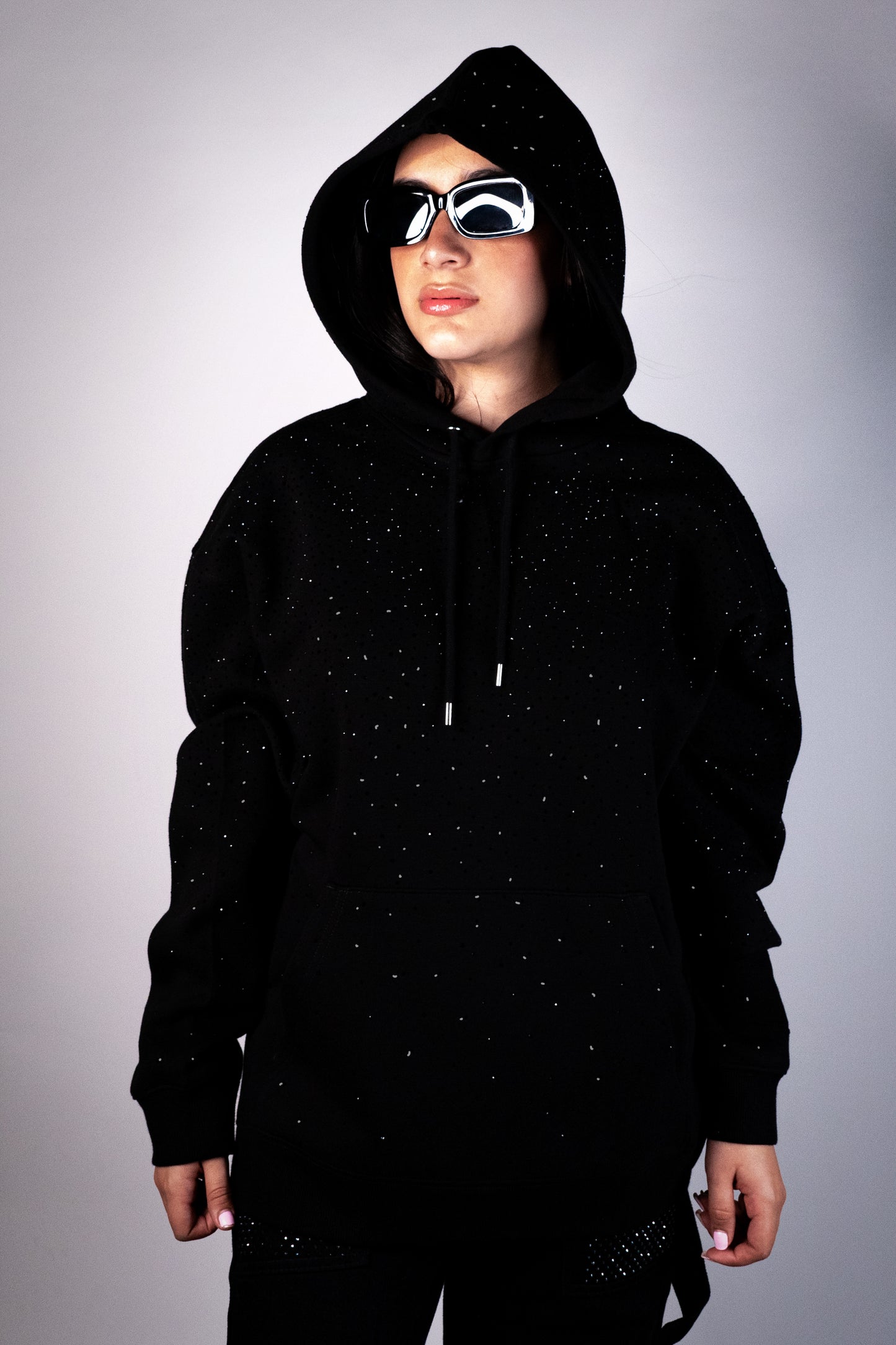 Hoodie Oversized Sparkle