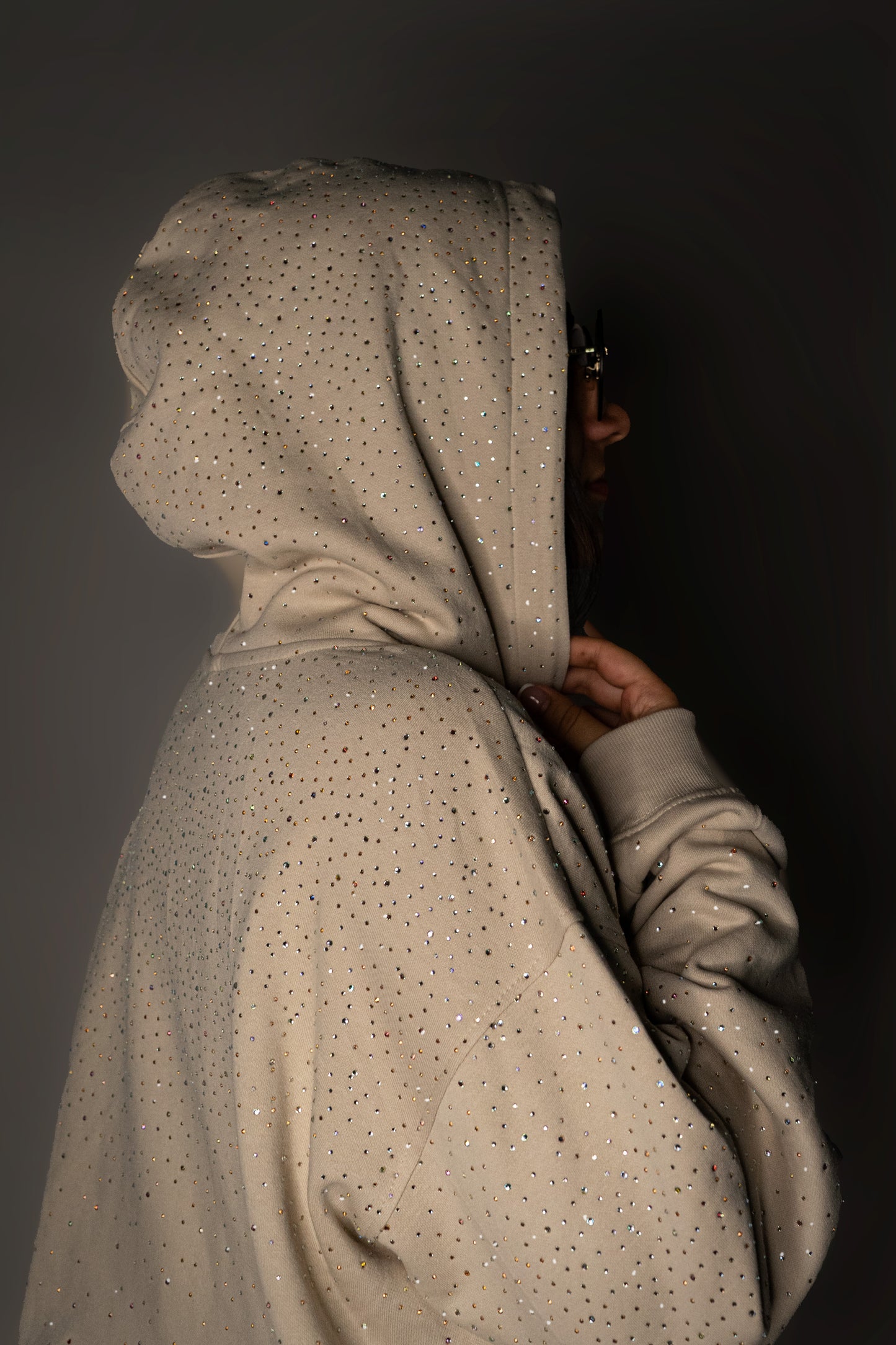 Hoodie Oversized Sparkle