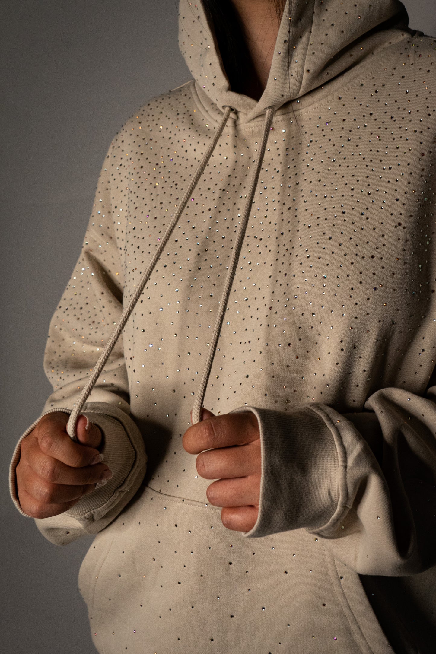 Hoodie Oversized Sparkle