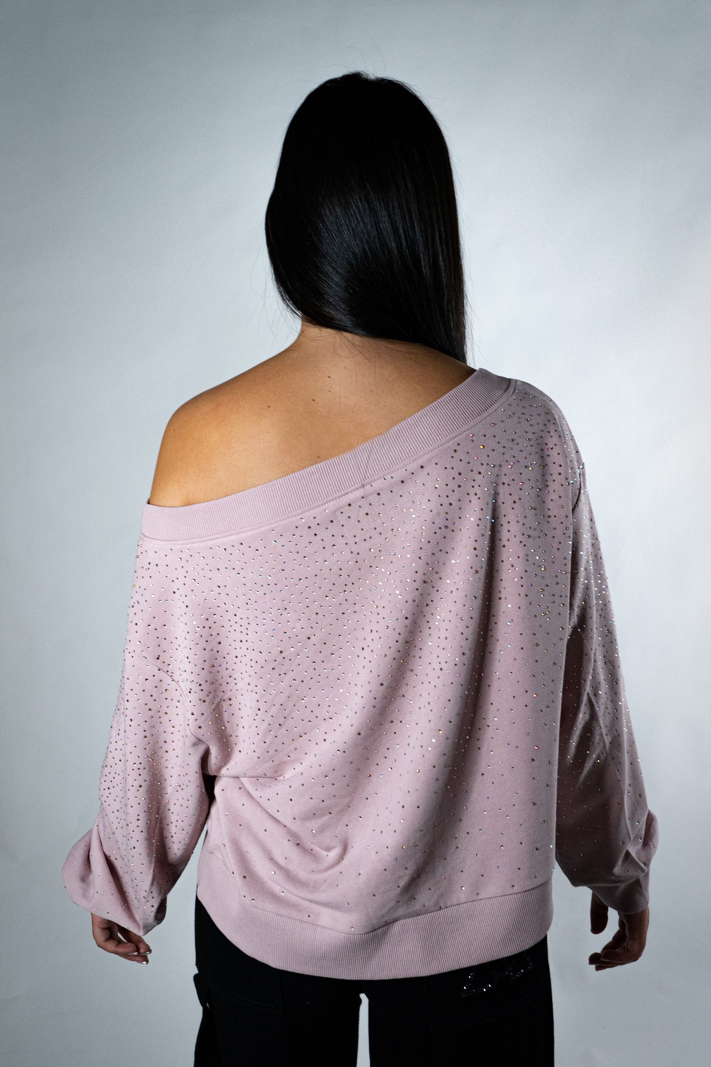 Sweater Sparkle Off Shoulder