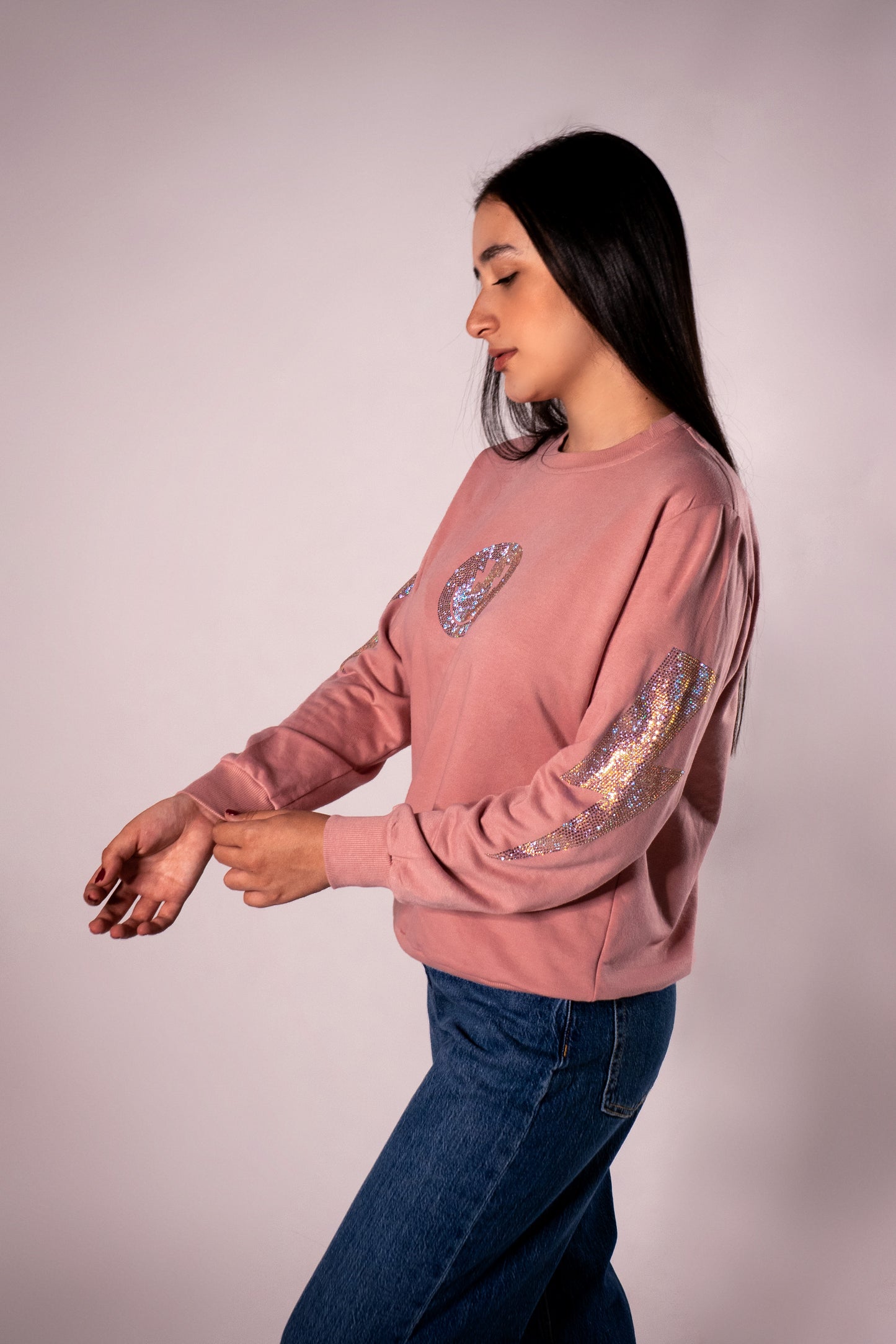 Sweater Caritas Rayo Oversize Color Guayaba