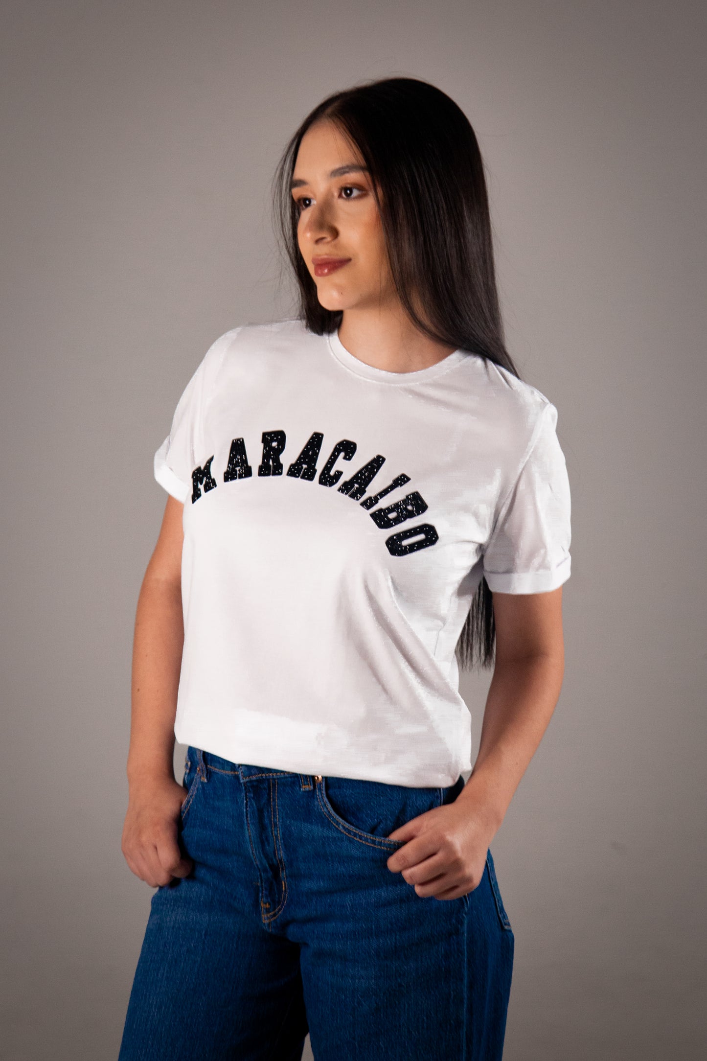 Maracaibo Level Up Camiseta Blanca