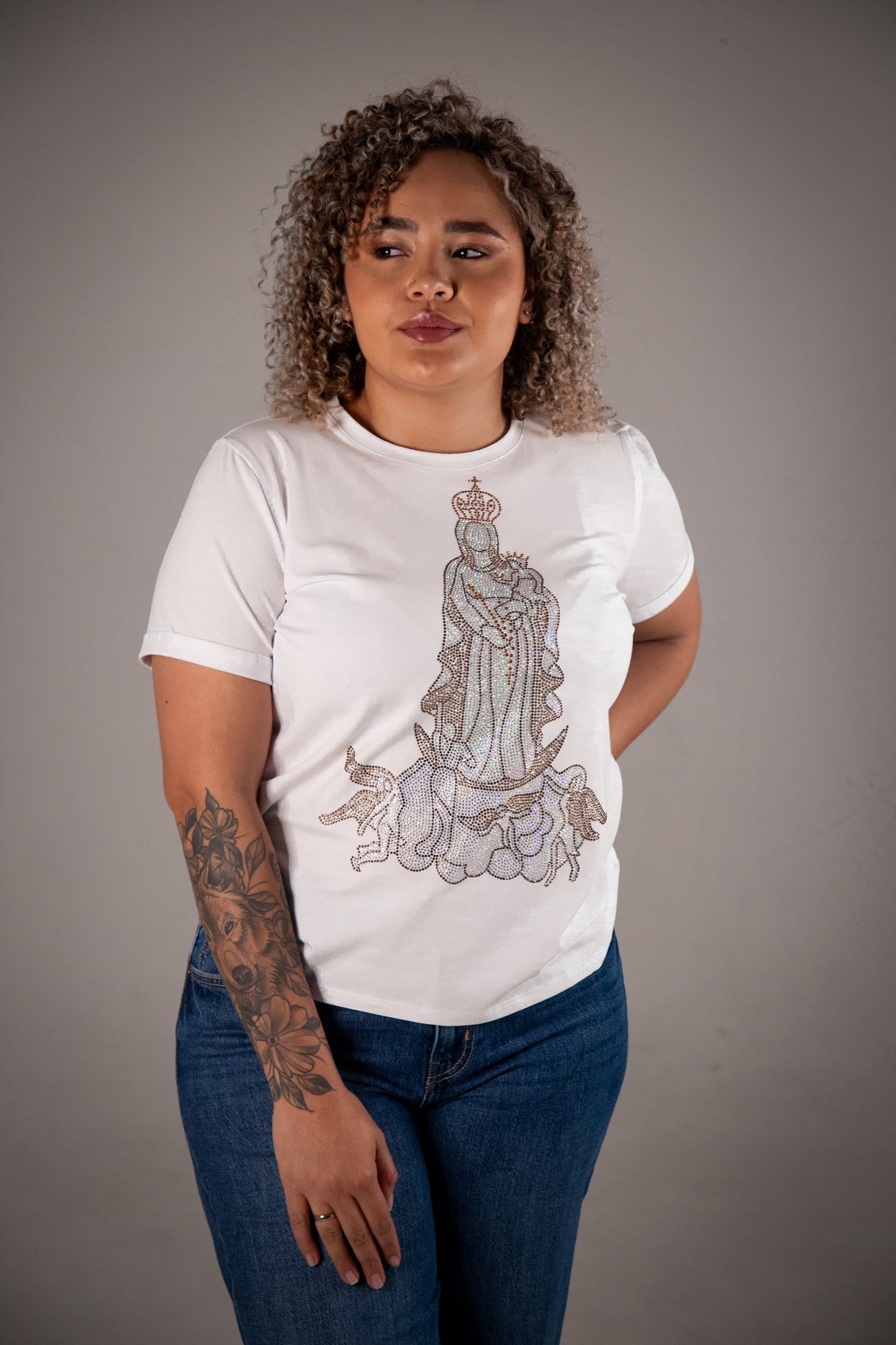 CHINITA MONUMENTO CAMISETA BLANCA