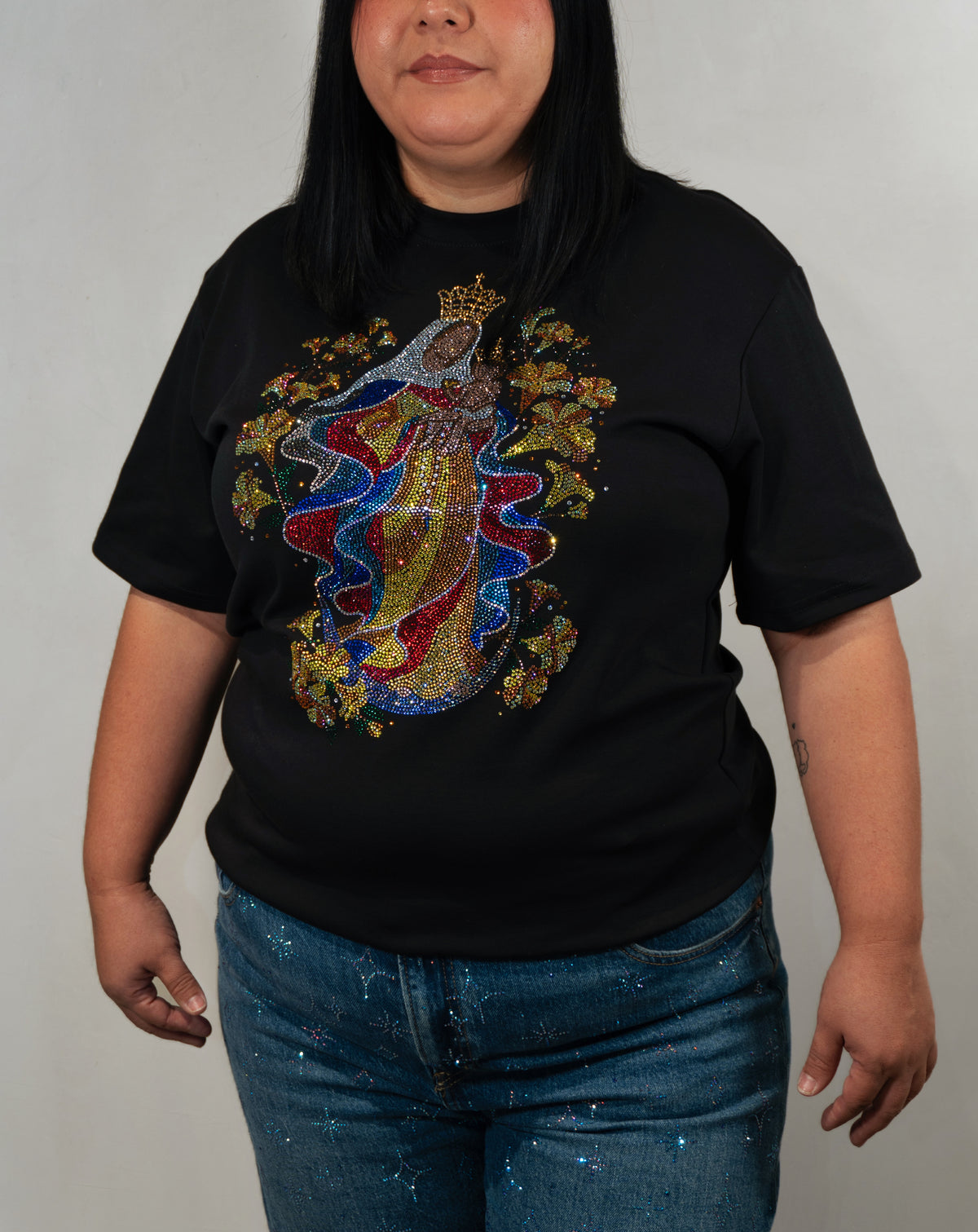 Chinita Curarire Dama Corte Recto Tela Fria