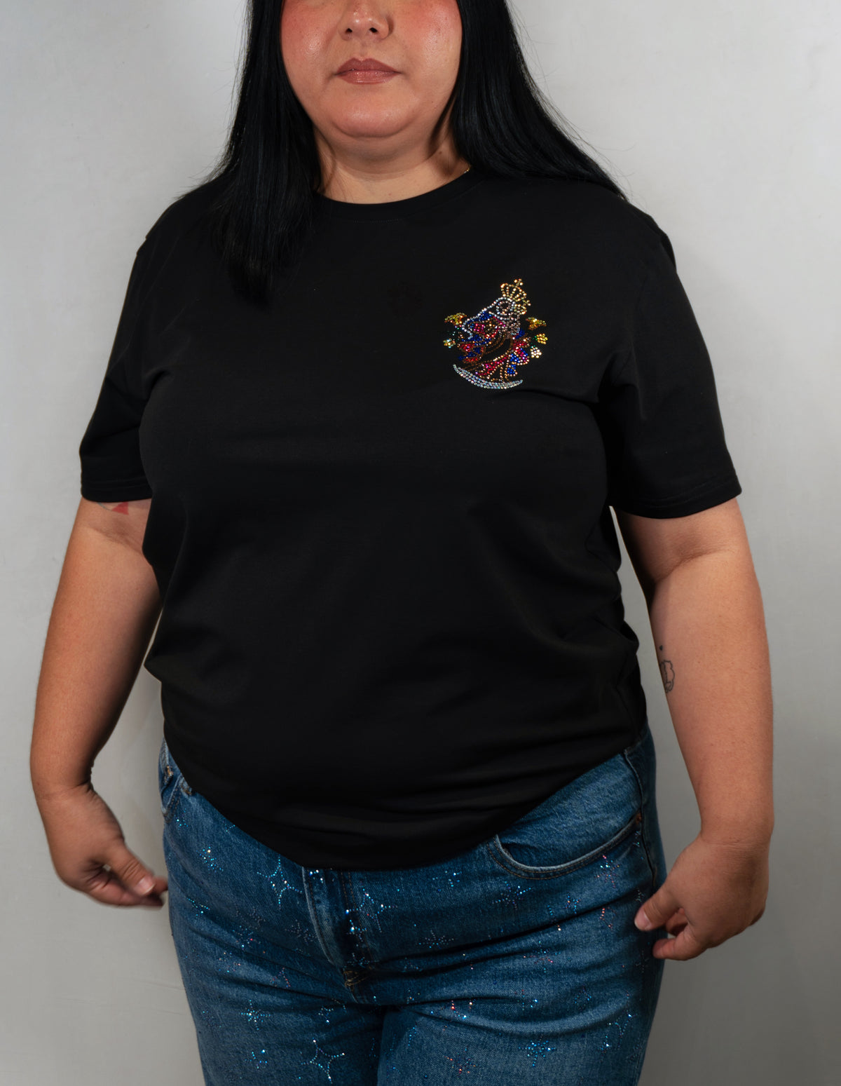 Chinita Curarire Basic Dama Corte Recto Tela Fria