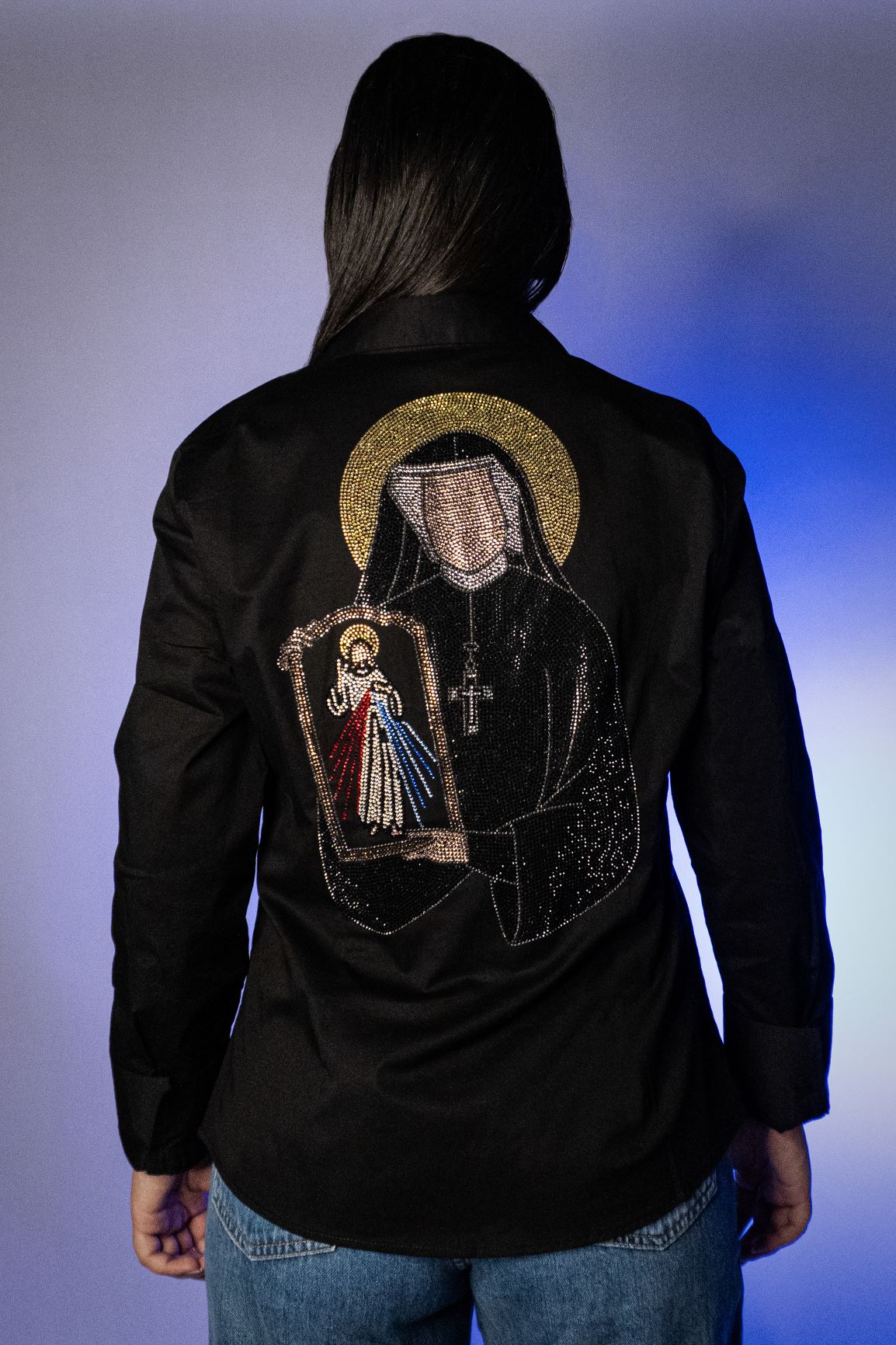 Jesus de la Misericordia y Santa Faustina Camisa