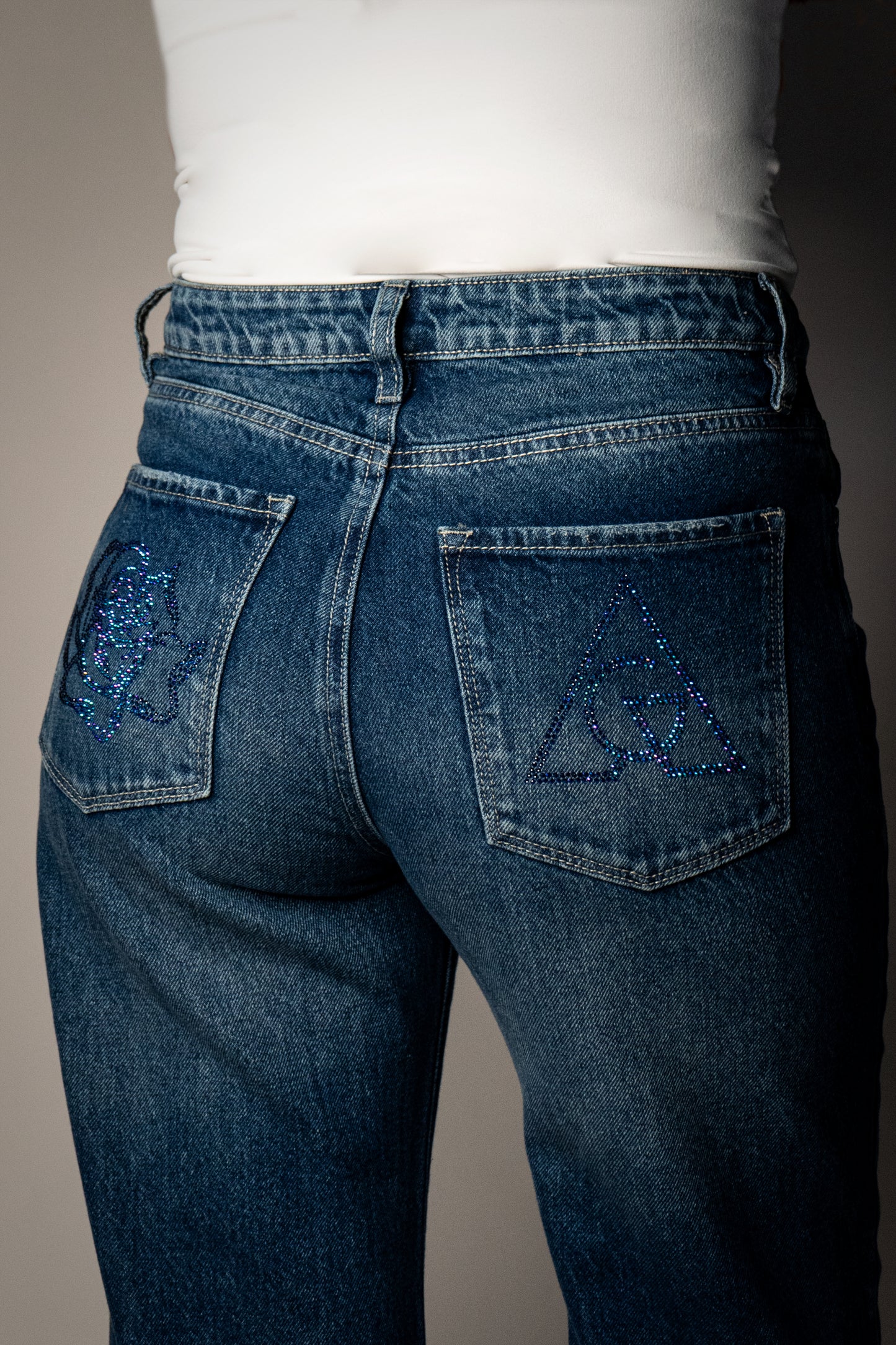 Jean Roses Corte Mom Flare