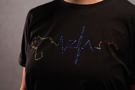 Latido VNZ Color Negro Manga Doblada