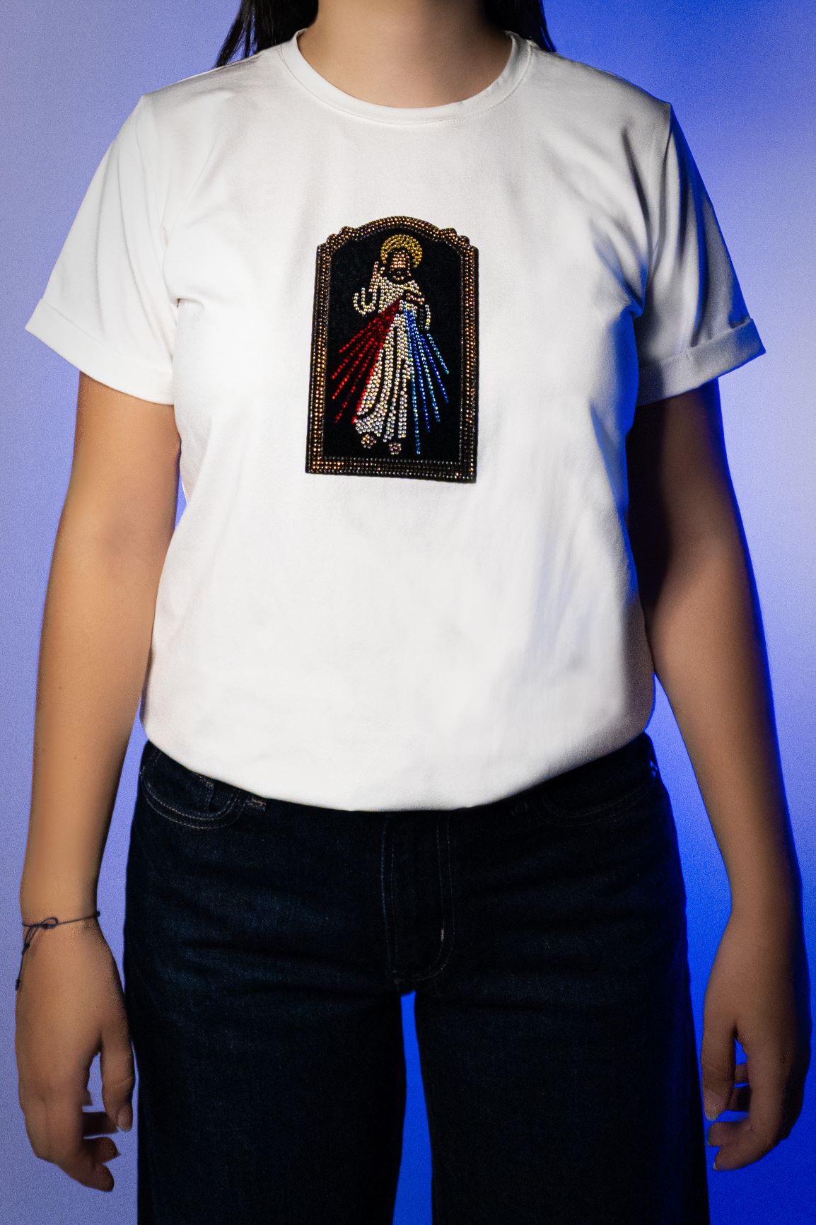 Jesus De La Misericordia 2026 Lienzo Manga Doblada