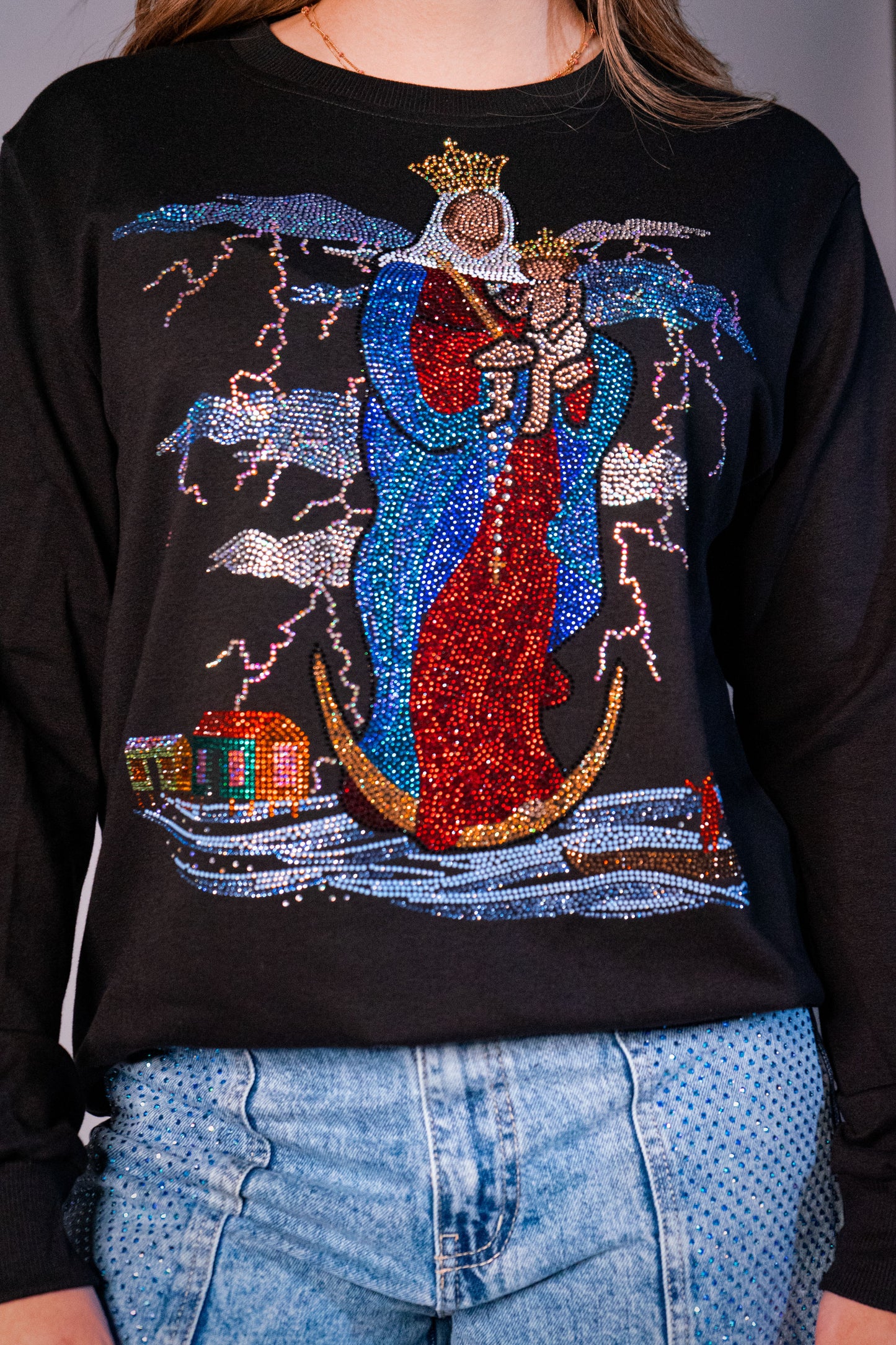 Chinita Rayo 2025 Sweater Corte Oversized