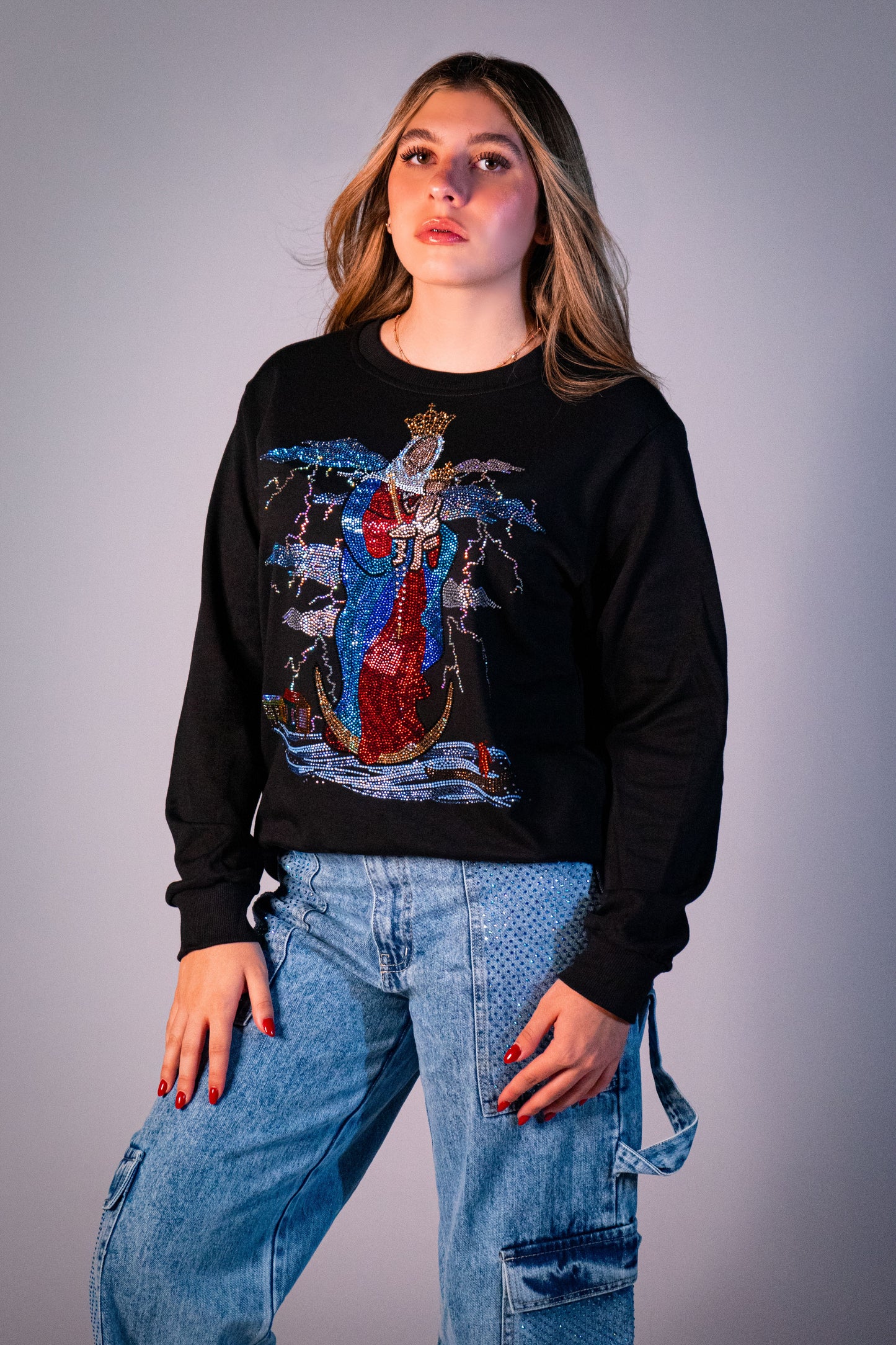 Chinita Rayo 2025 Sweater Corte Oversized