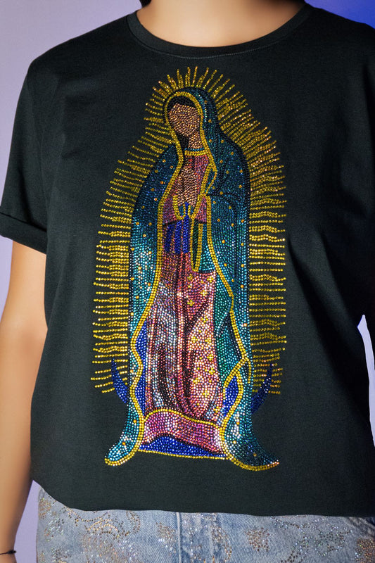 Virgen de Guadalupe Manga Doblada