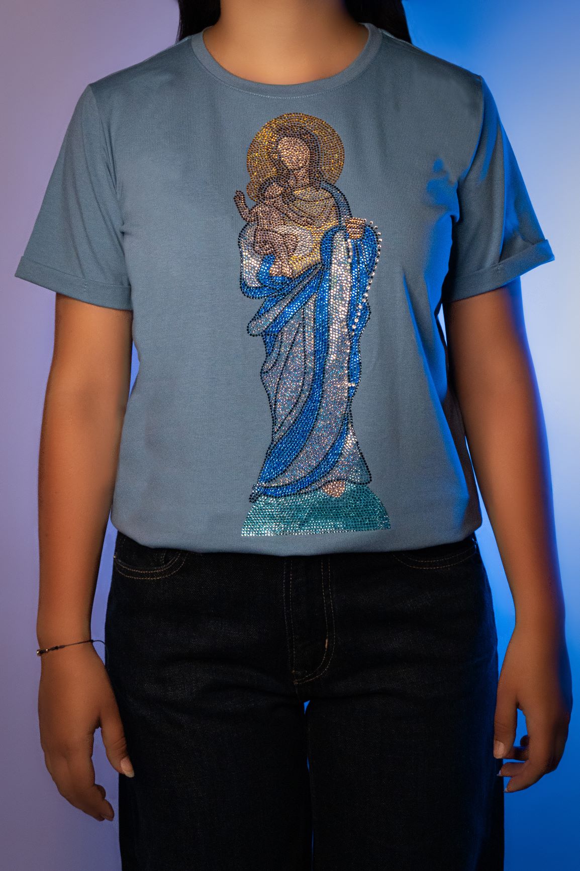 Virgen de Betania Manga Doblada