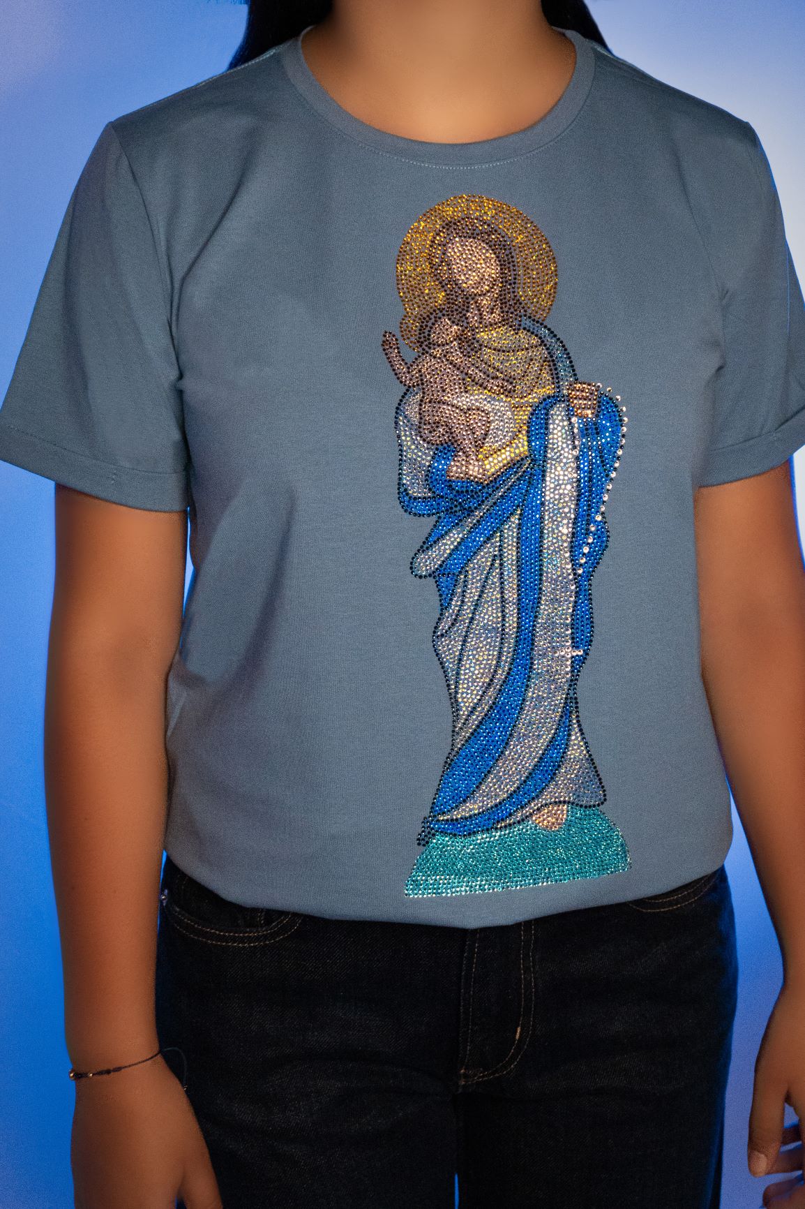 Virgen de Betania Manga Doblada